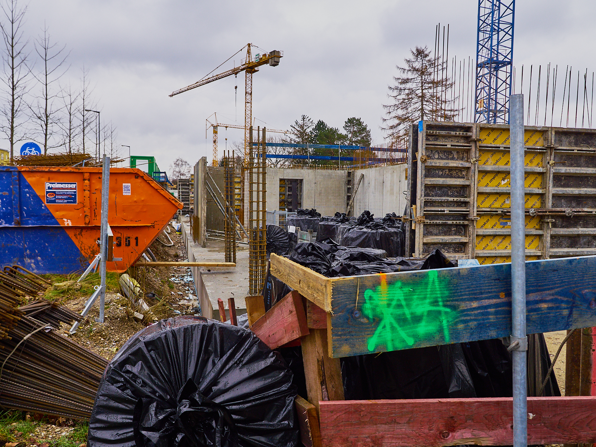 Baustelle Maikäfersiedlung in Neuperlach 23.12.2017 Photographer: Gelbmann