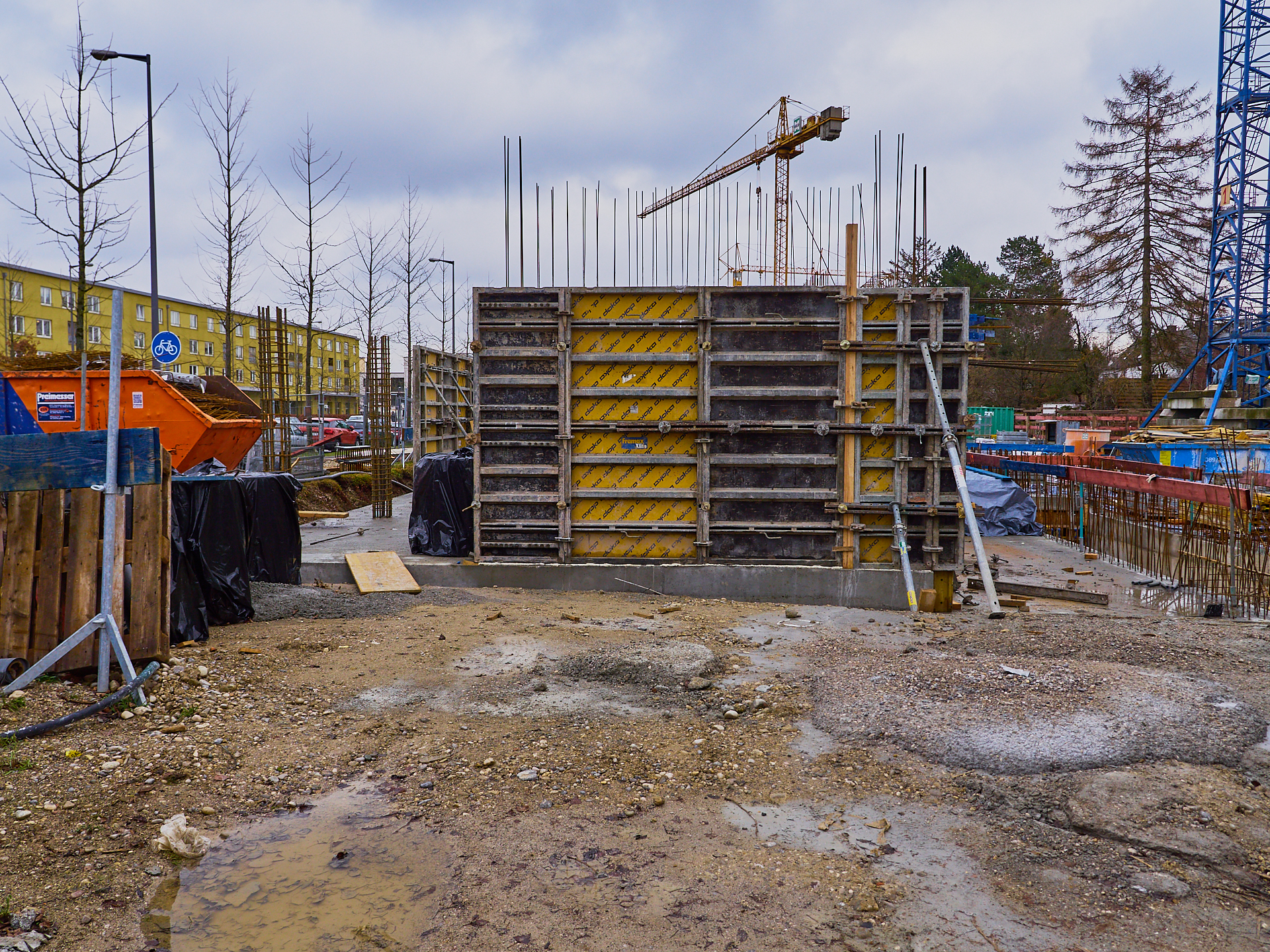 Baustelle Maikäfersiedlung in Neuperlach 23.12.2017 Photographer: Gelbmann