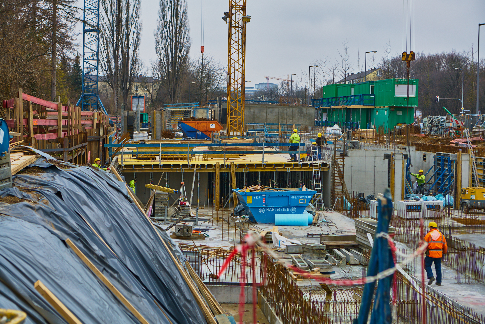 Baustelle Maikäfersiedlung in Neuperlach 13.01.2018 Photographer: Gelbmann