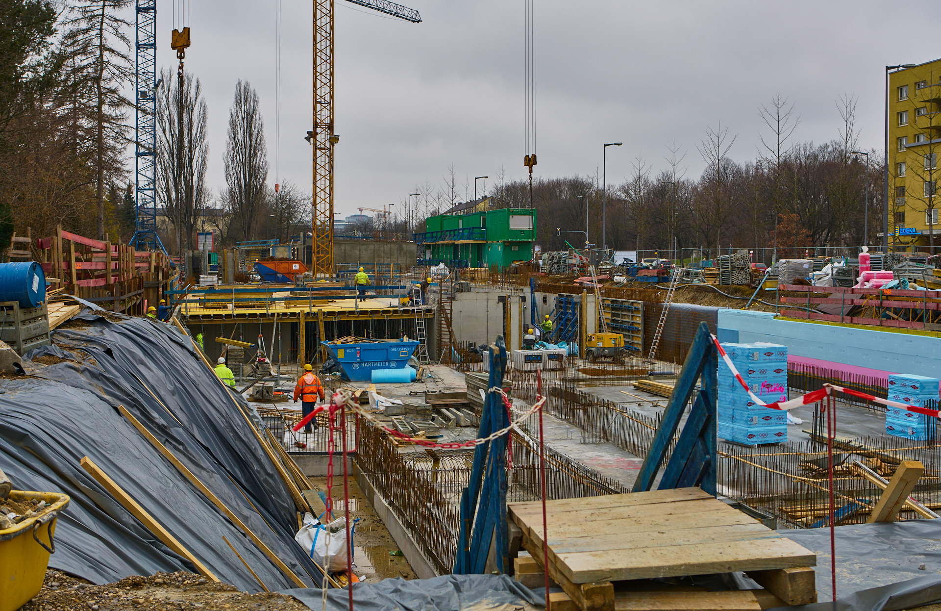 Baustelle Maikäfersiedlung in Neuperlach 13.01.2018 Photographer: Gelbmann