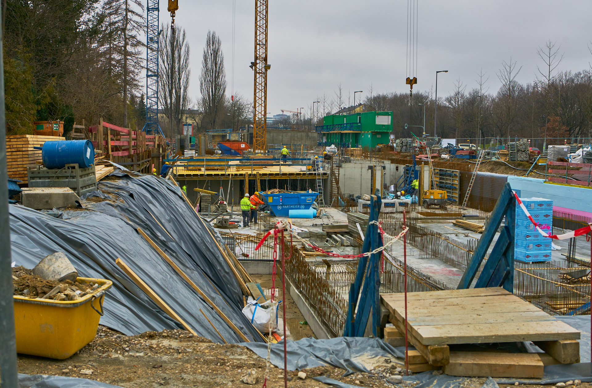 Baustelle Maikäfersiedlung in Neuperlach 13.01.2018 Photographer: Gelbmann