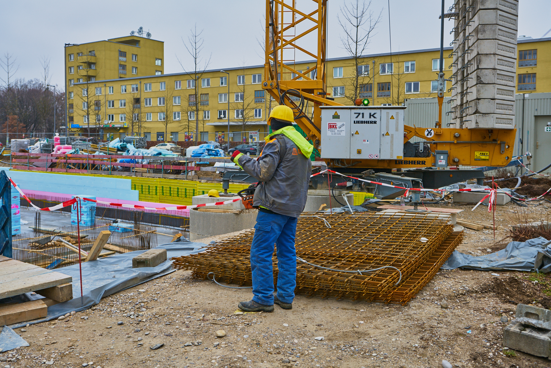 Baustelle Maikäfersiedlung in Neuperlach 13.01.2018 Photographer: Gelbmann