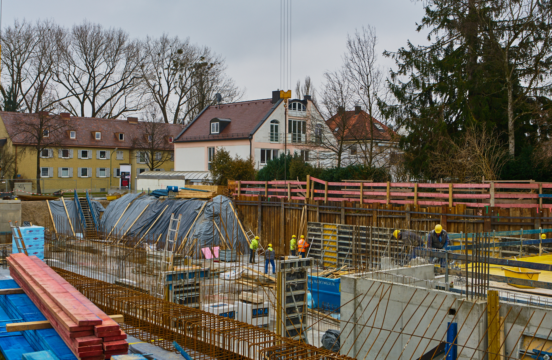 Baustelle Maikäfersiedlung in Neuperlach 13.01.2018 Photographer: Gelbmann