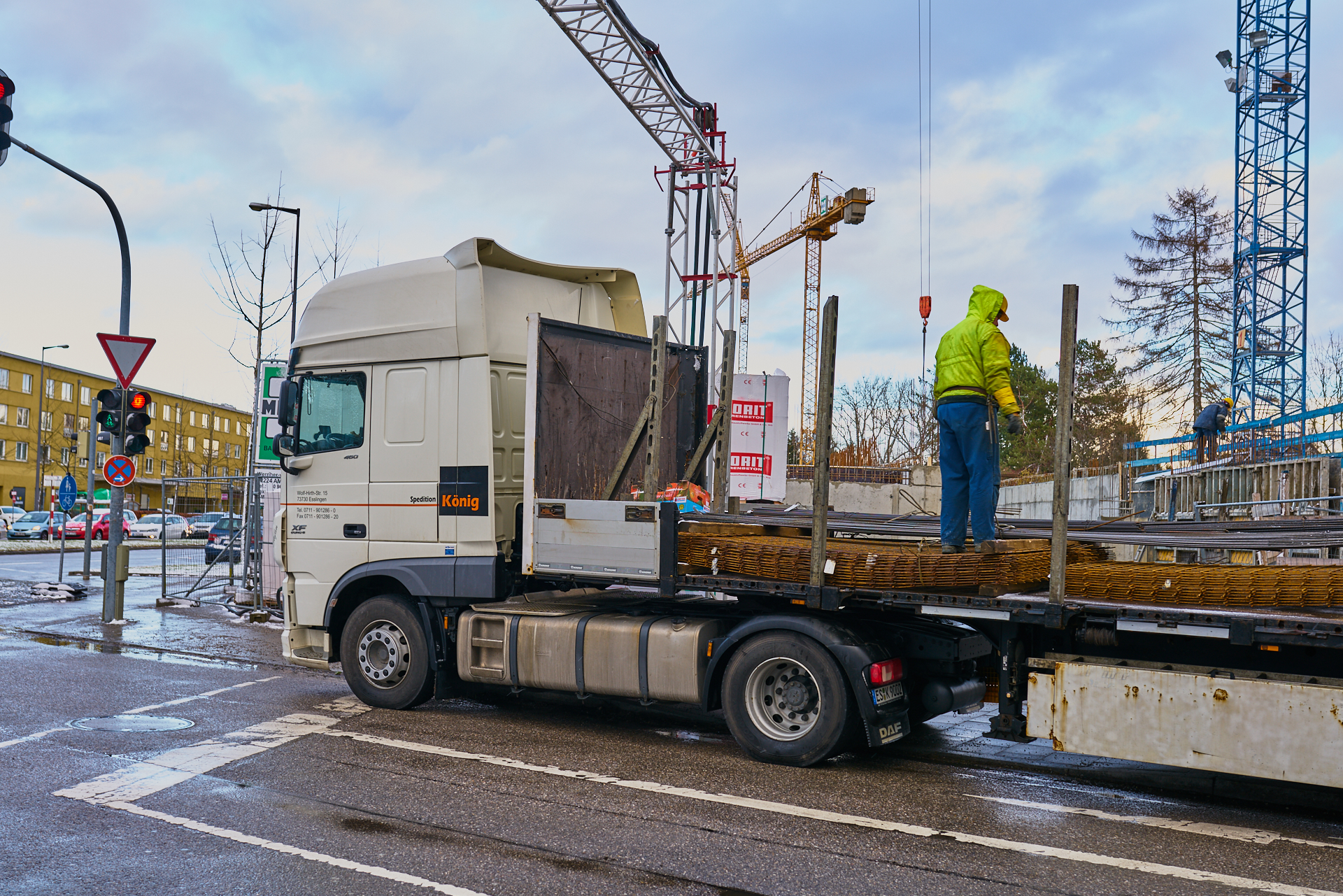 Baustelle Maikäfersiedlung in Neuperlach 17.01.2018 Photographer: Gelbmann