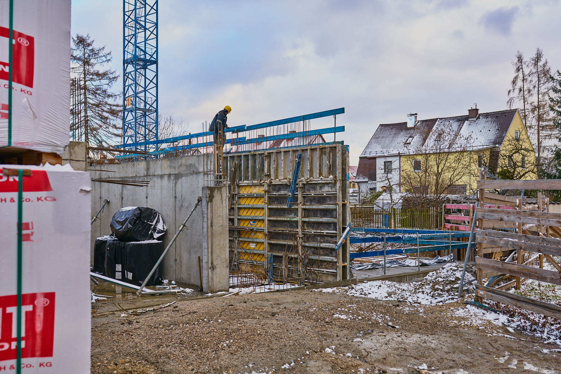Baustelle Maikäfersiedlung in Neuperlach 17.01.2018 Photographer: Gelbmann