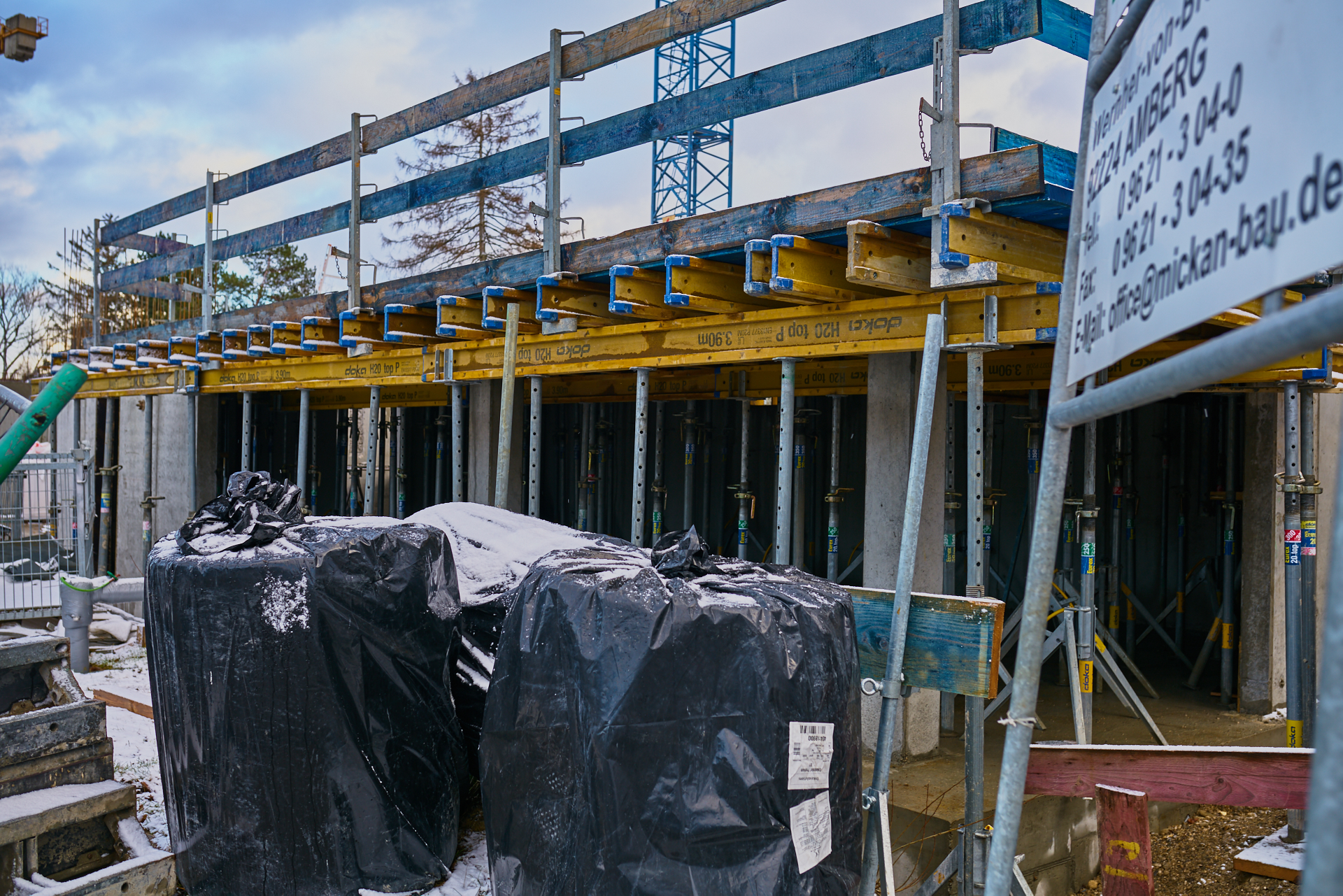 Baustelle Maikäfersiedlung in Neuperlach 17.01.2018 Photographer: Gelbmann