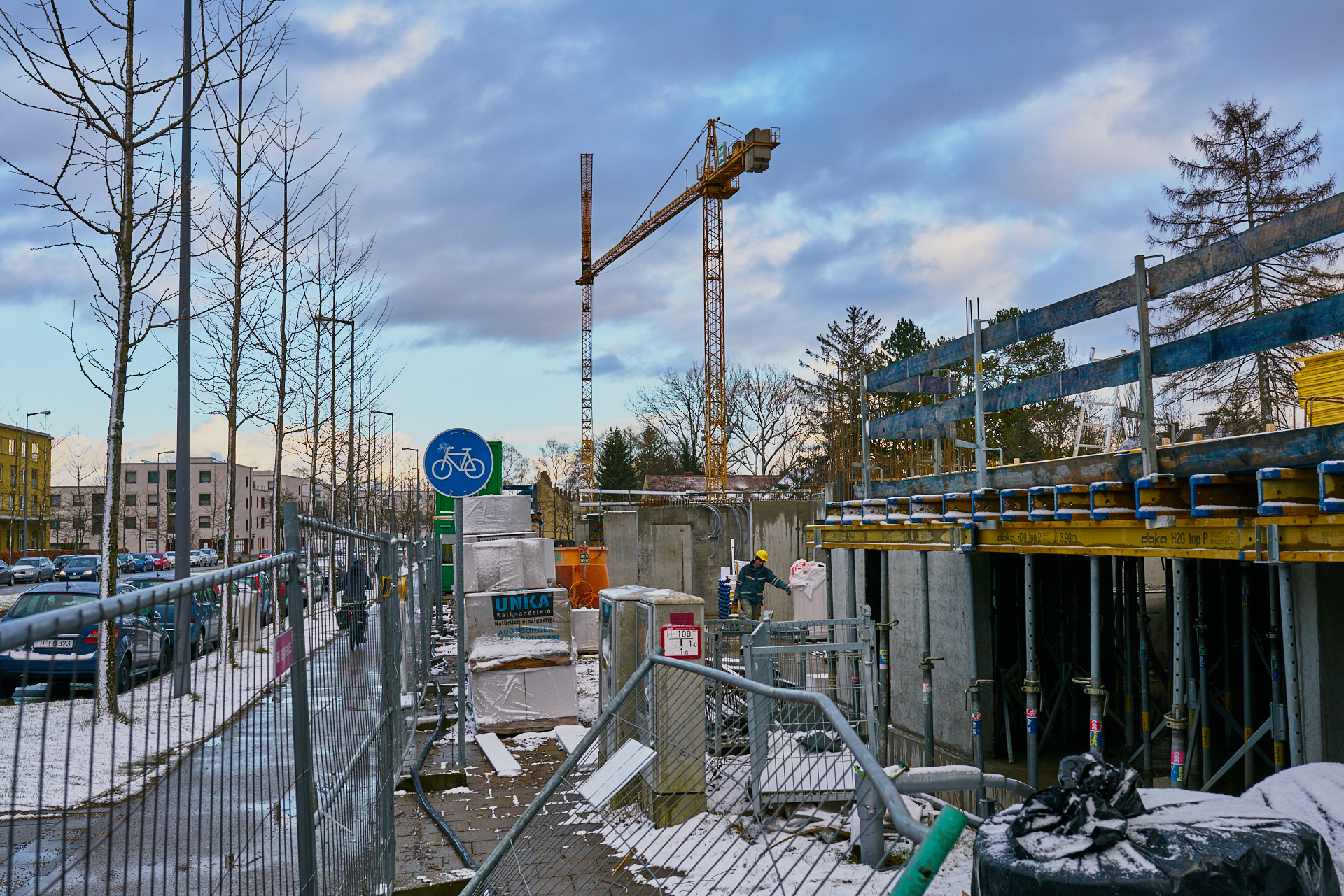 Baustelle Maikäfersiedlung in Neuperlach 17.01.2018 Photographer: Gelbmann