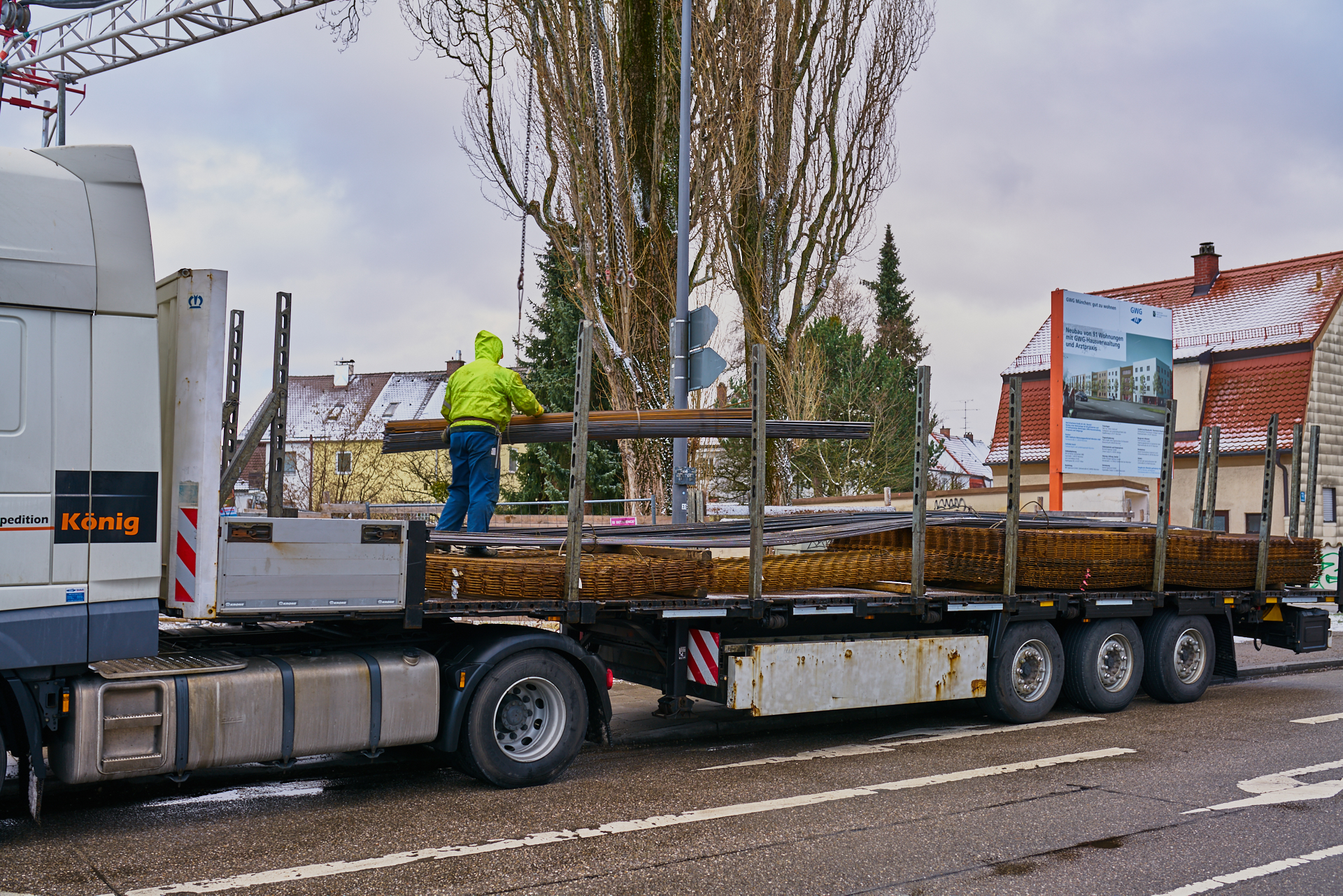 Baustelle Maikäfersiedlung in Neuperlach 17.01.2018 Photographer: Gelbmann