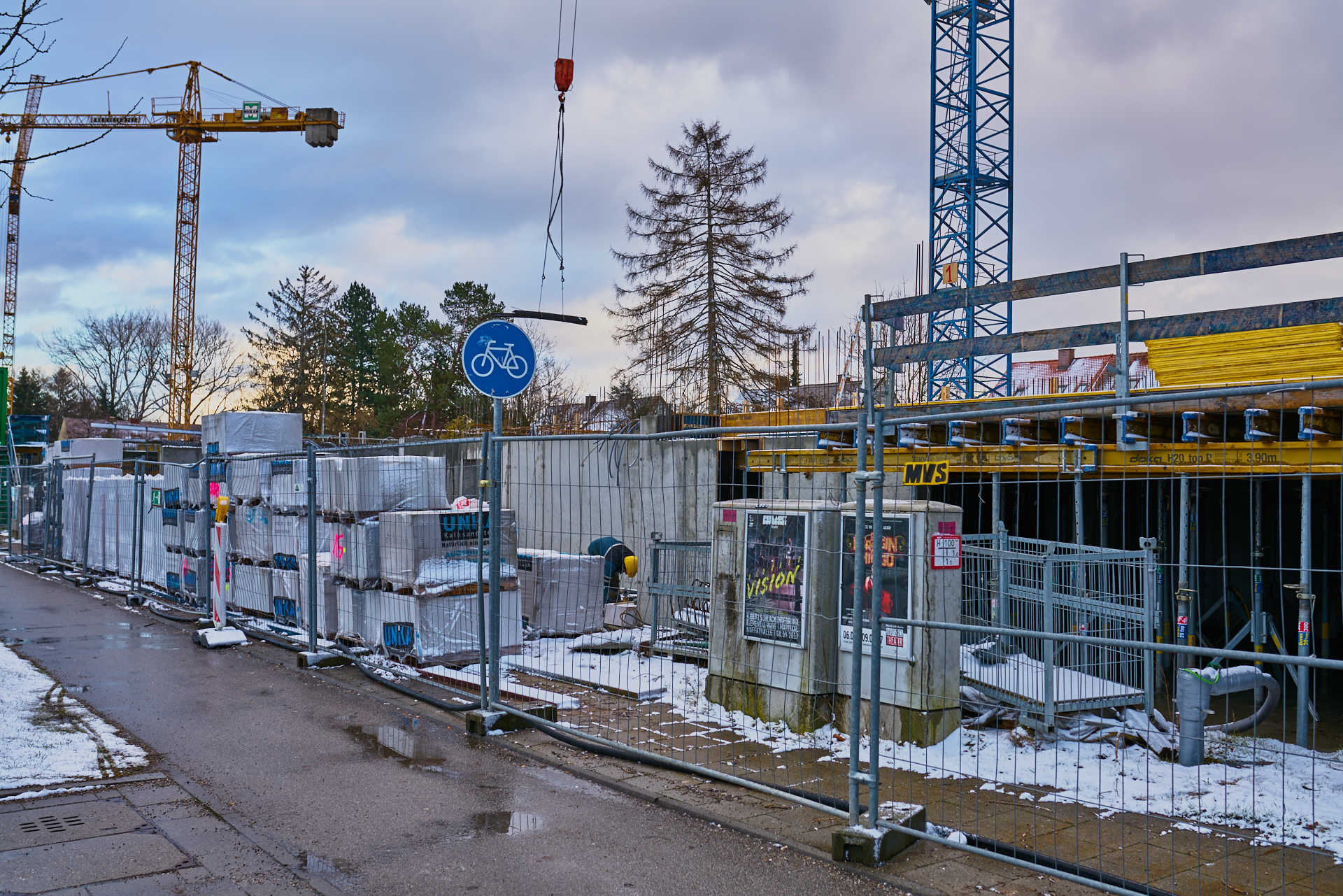 Baustelle Maikäfersiedlung in Neuperlach 17.01.2018 Photographer: Gelbmann