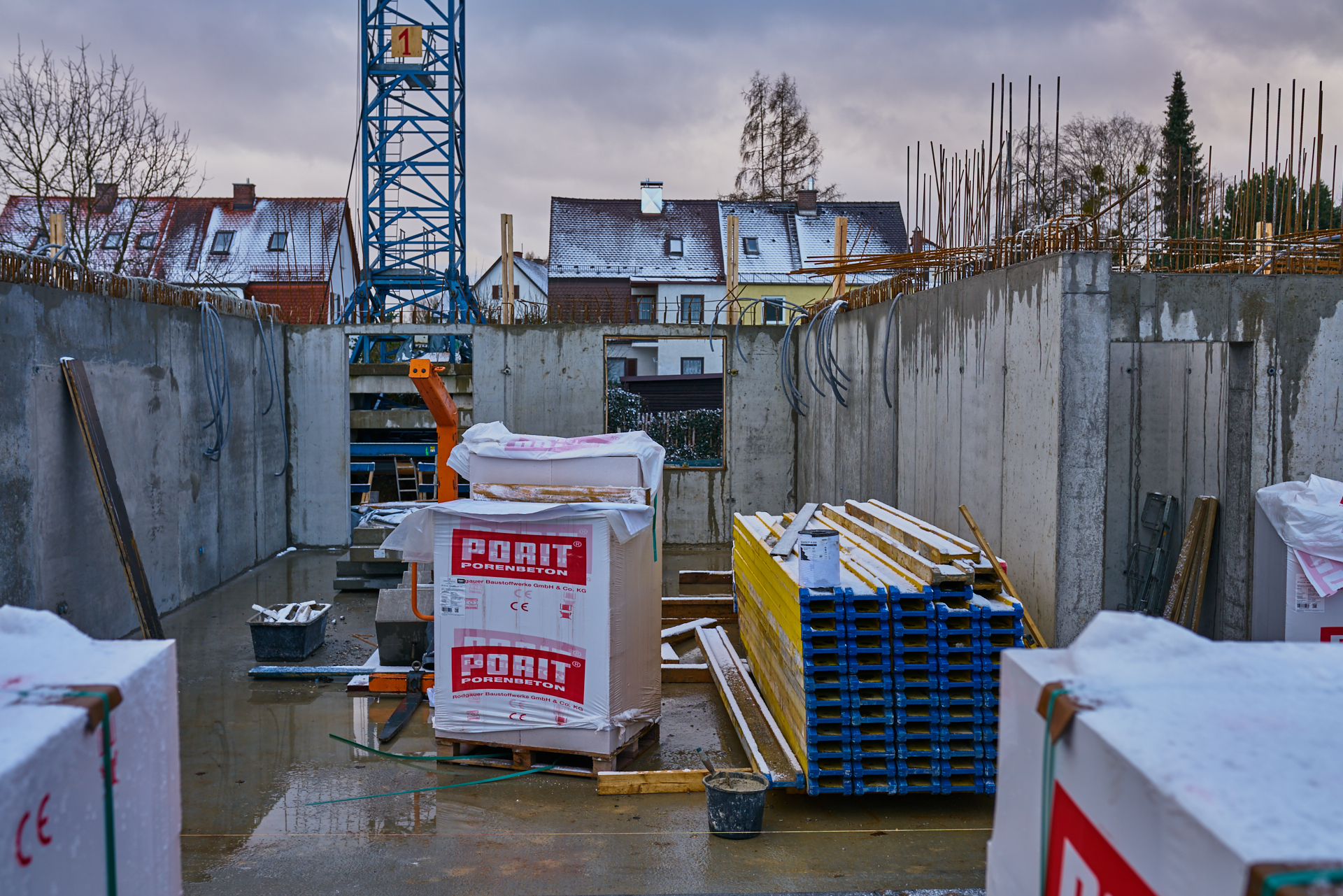 Baustelle Maikäfersiedlung in Neuperlach 17.01.2018 Photographer: Gelbmann