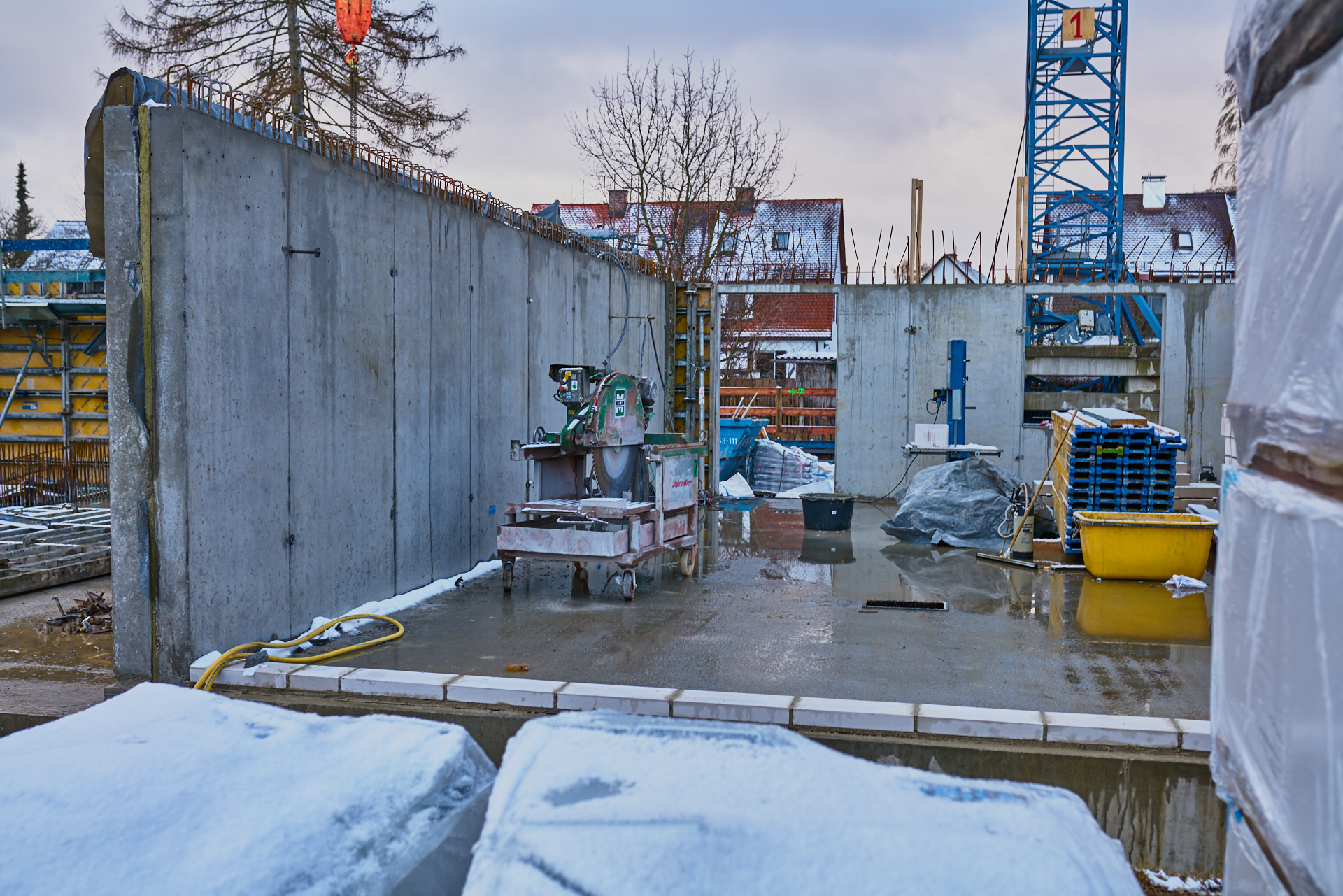 Baustelle Maikäfersiedlung in Neuperlach 17.01.2018 Photographer: Gelbmann