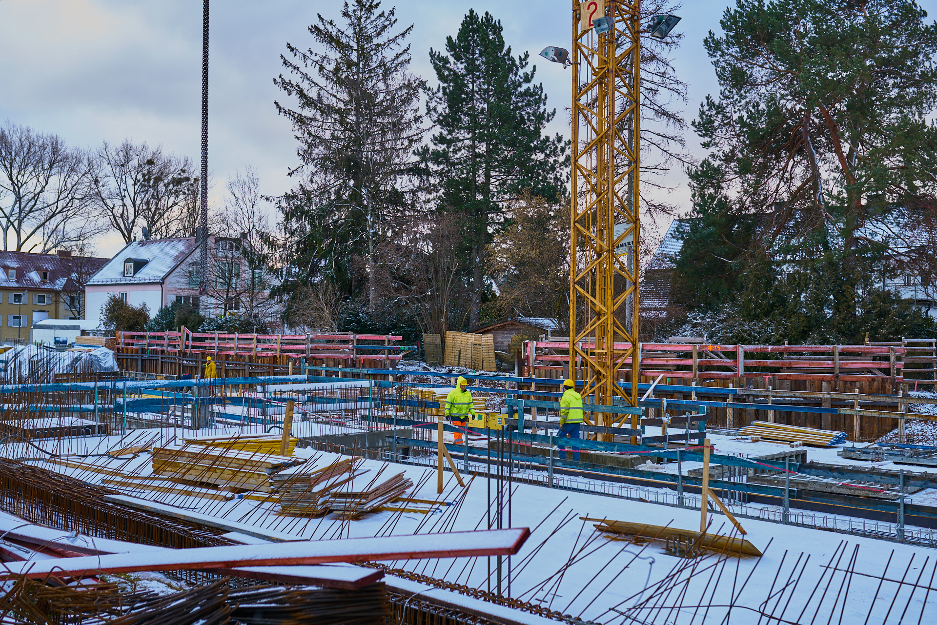 Baustelle Maikäfersiedlung in Neuperlach 17.01.2018 Photographer: Gelbmann