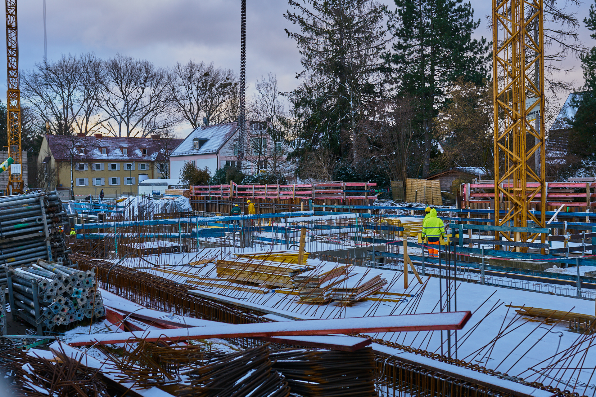 Baustelle Maikäfersiedlung in Neuperlach 17.01.2018 Photographer: Gelbmann