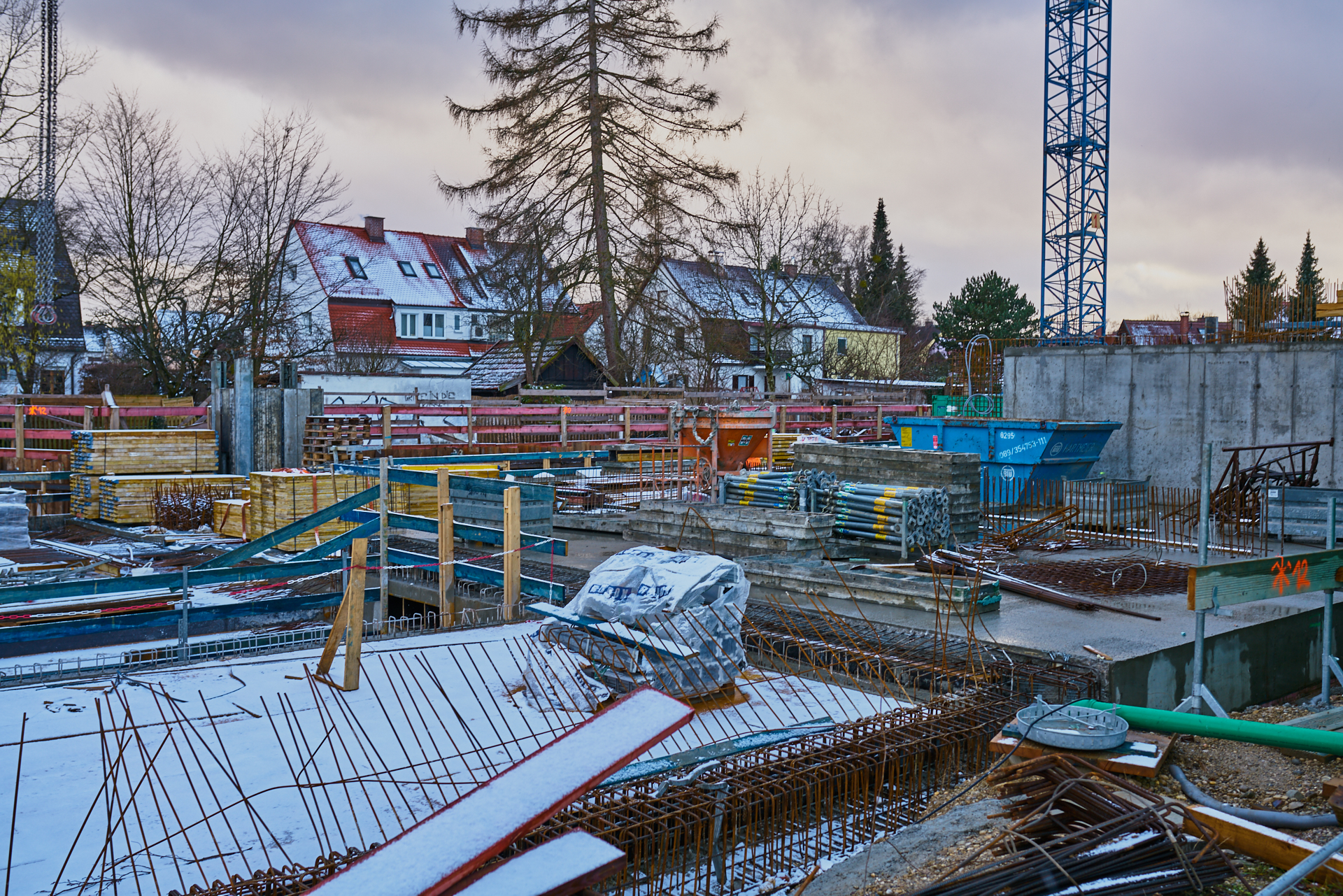 Baustelle Maikäfersiedlung in Neuperlach 17.01.2018 Photographer: Gelbmann