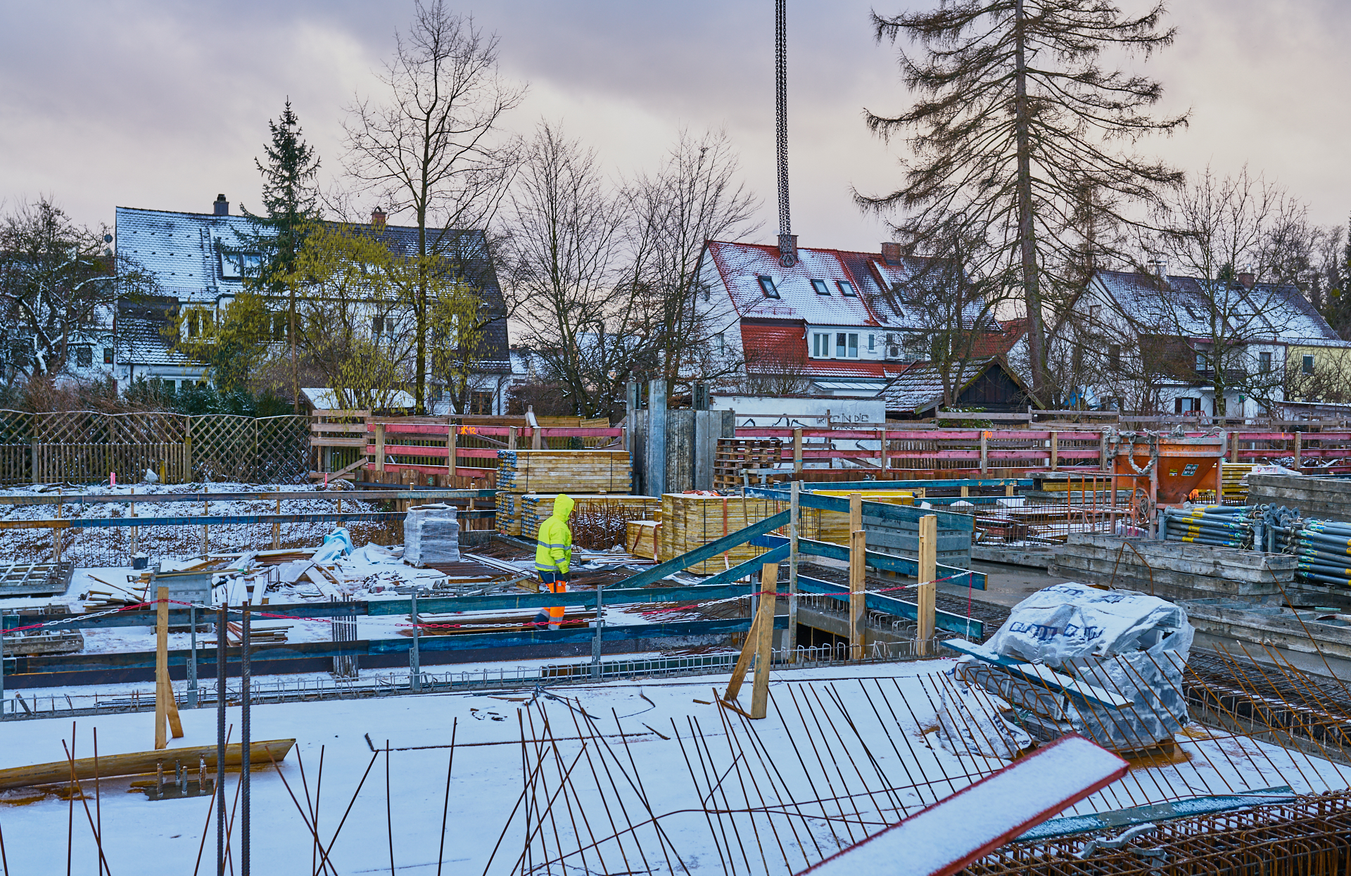 Baustelle Maikäfersiedlung in Neuperlach 17.01.2018 Photographer: Gelbmann