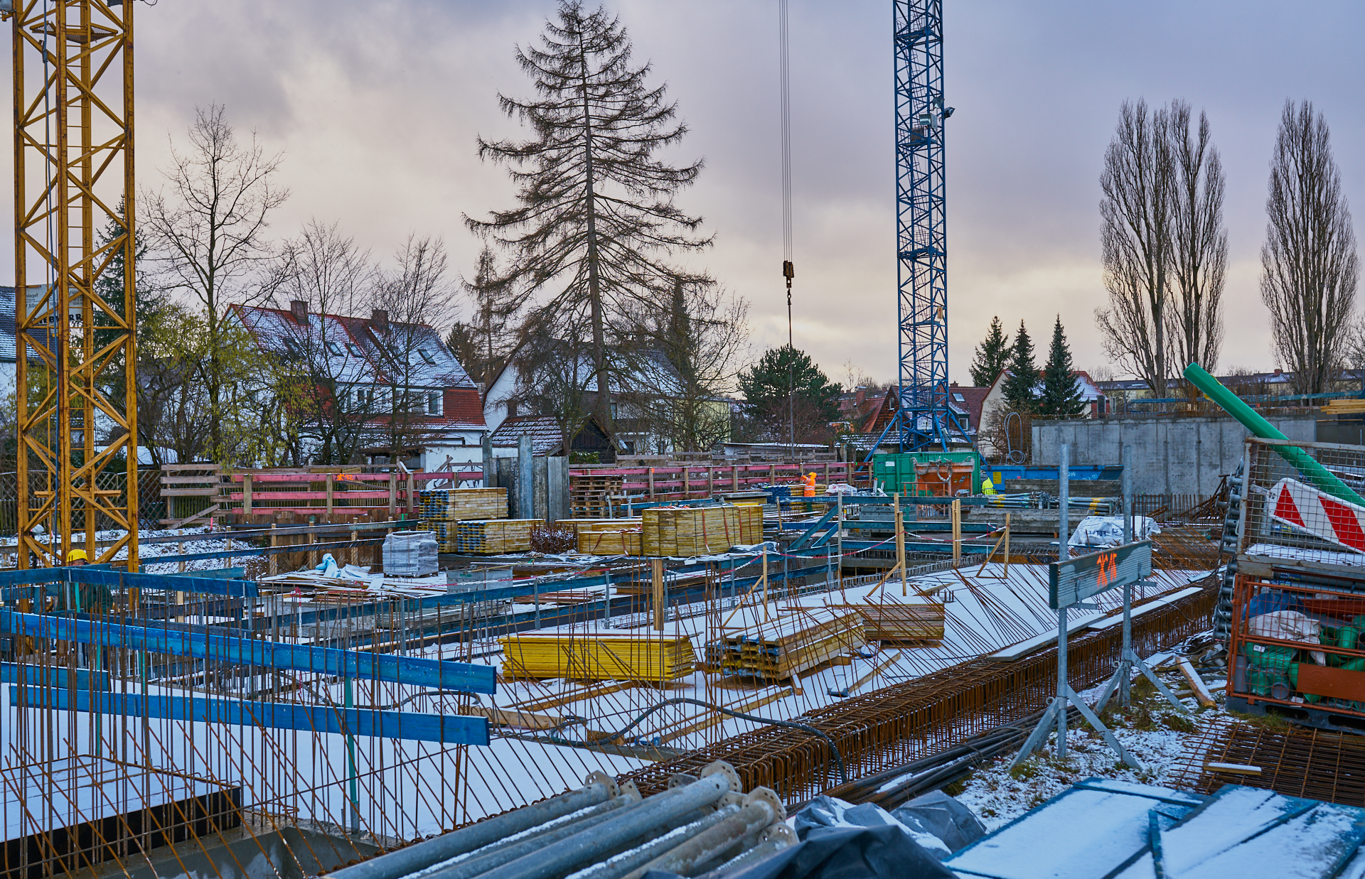 Baustelle Maikäfersiedlung in Neuperlach 17.01.2018 Photographer: Gelbmann