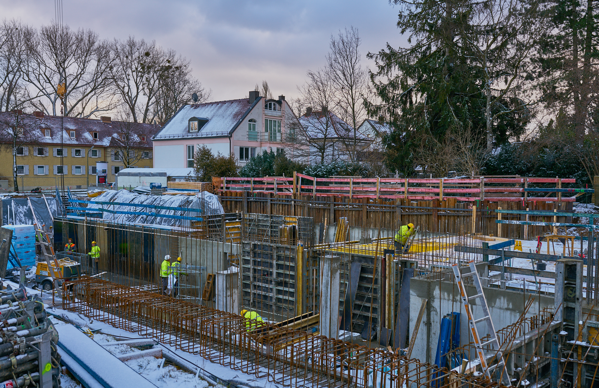 Baustelle Maikäfersiedlung in Neuperlach 17.01.2018 Photographer: Gelbmann