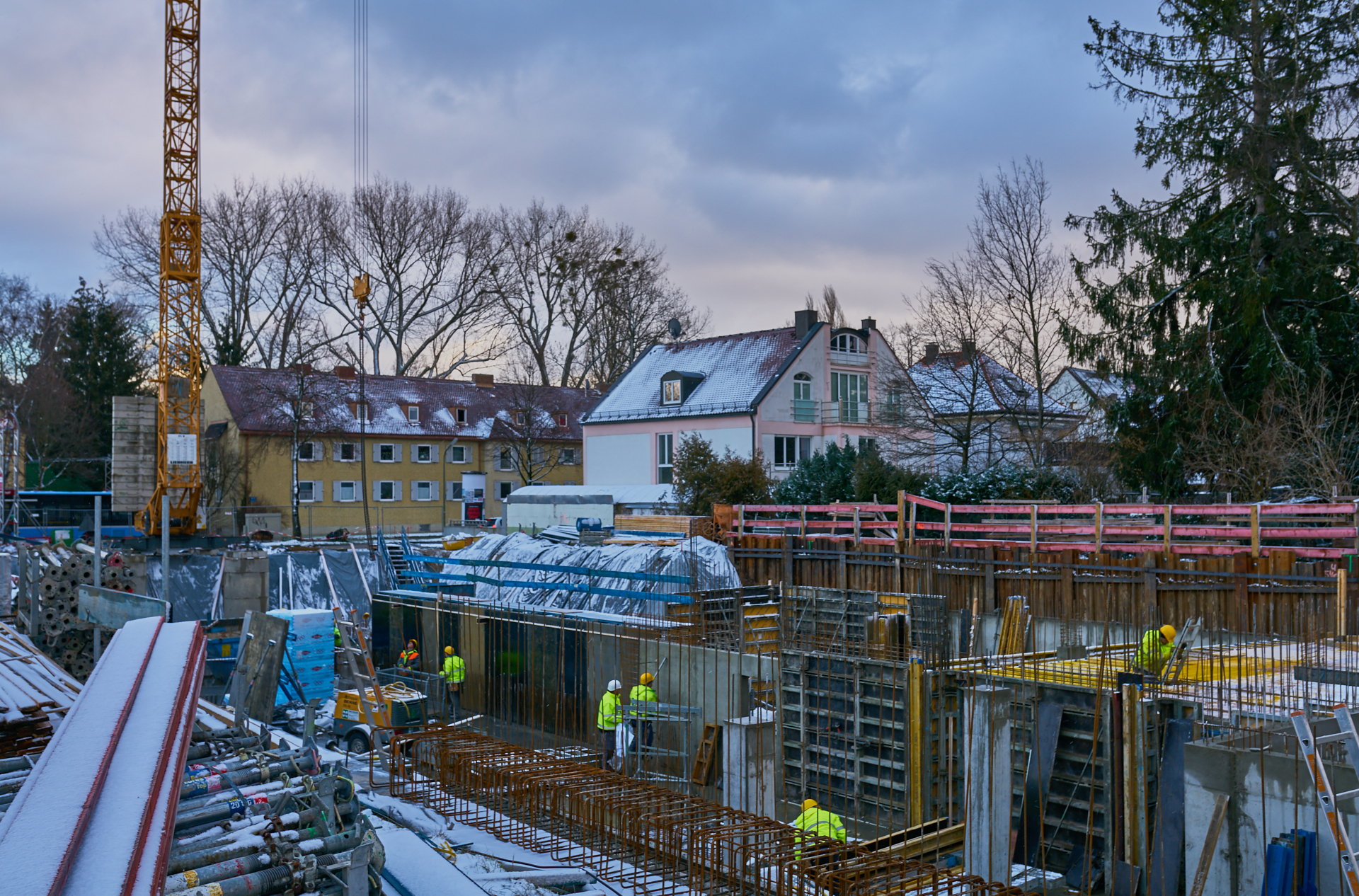 Baustelle Maikäfersiedlung in Neuperlach 17.01.2018 Photographer: Gelbmann