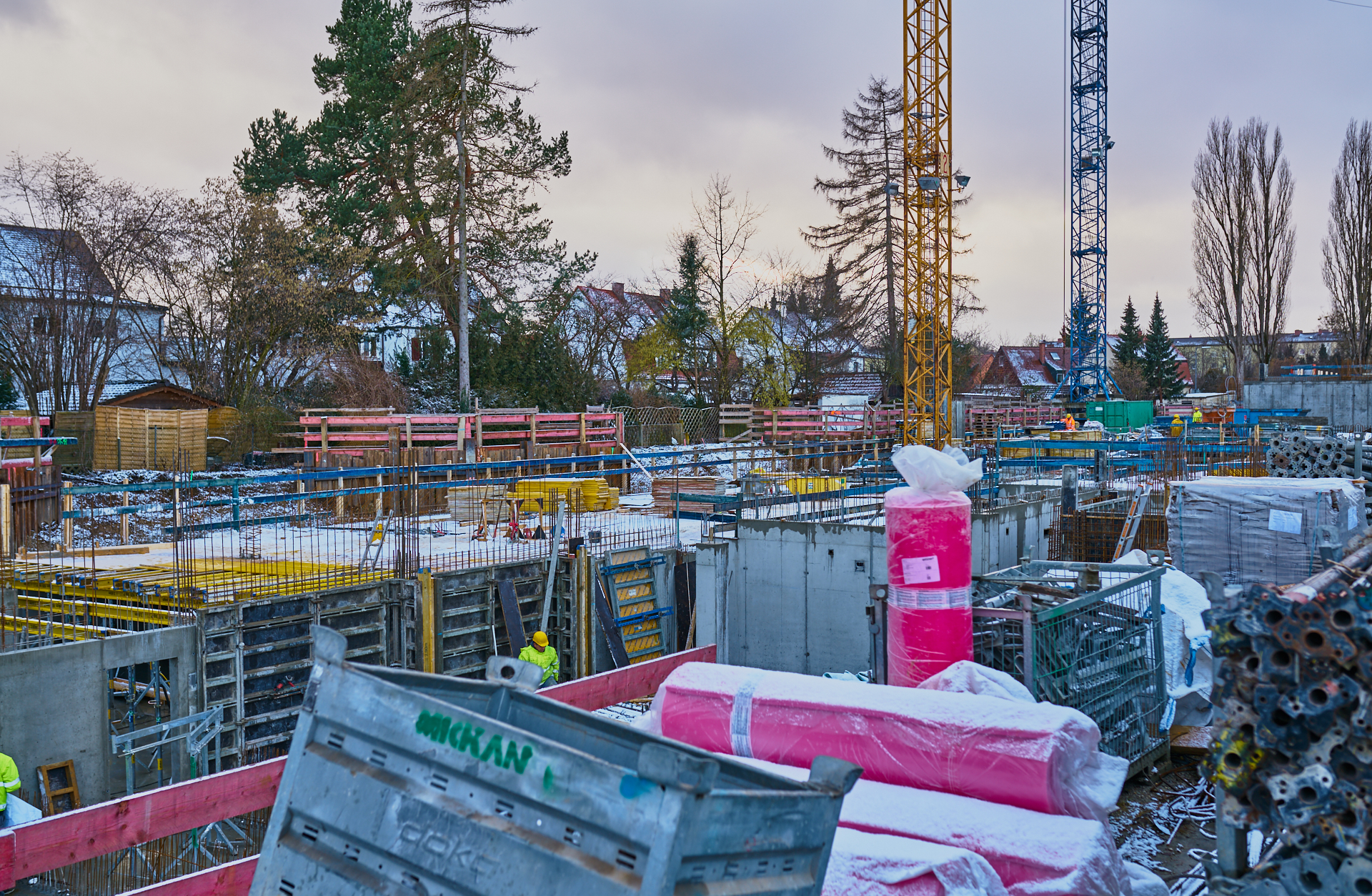 Baustelle Maikäfersiedlung in Neuperlach 17.01.2018 Photographer: Gelbmann