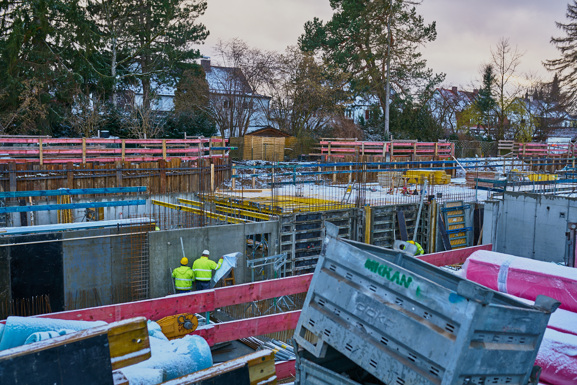 Baustelle Maikäfersiedlung in Neuperlach 17.01.2018 Photographer: Gelbmann