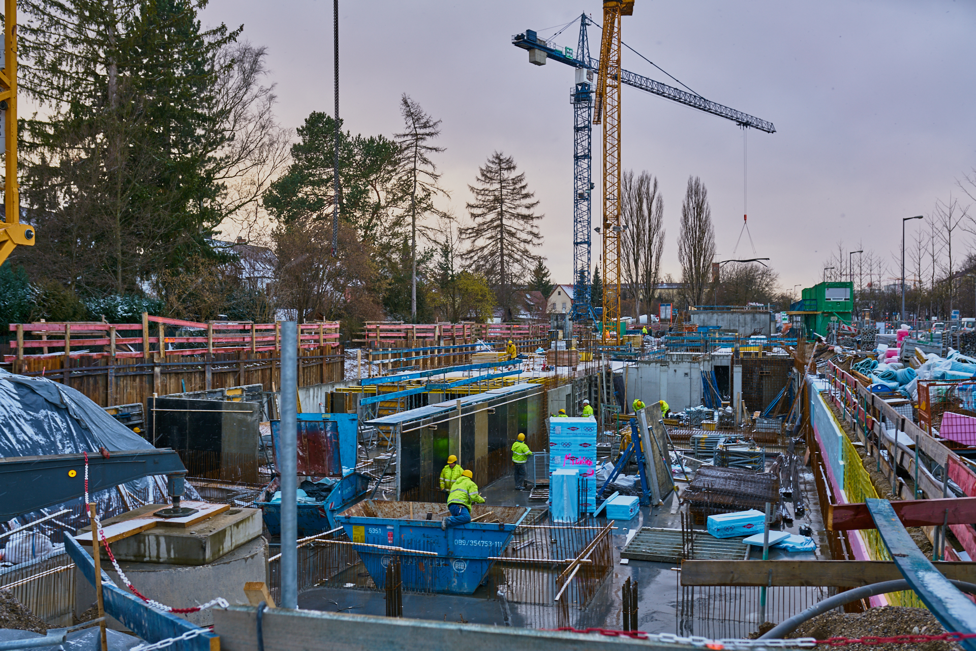 Baustelle Maikäfersiedlung in Neuperlach 17.01.2018 Photographer: Gelbmann