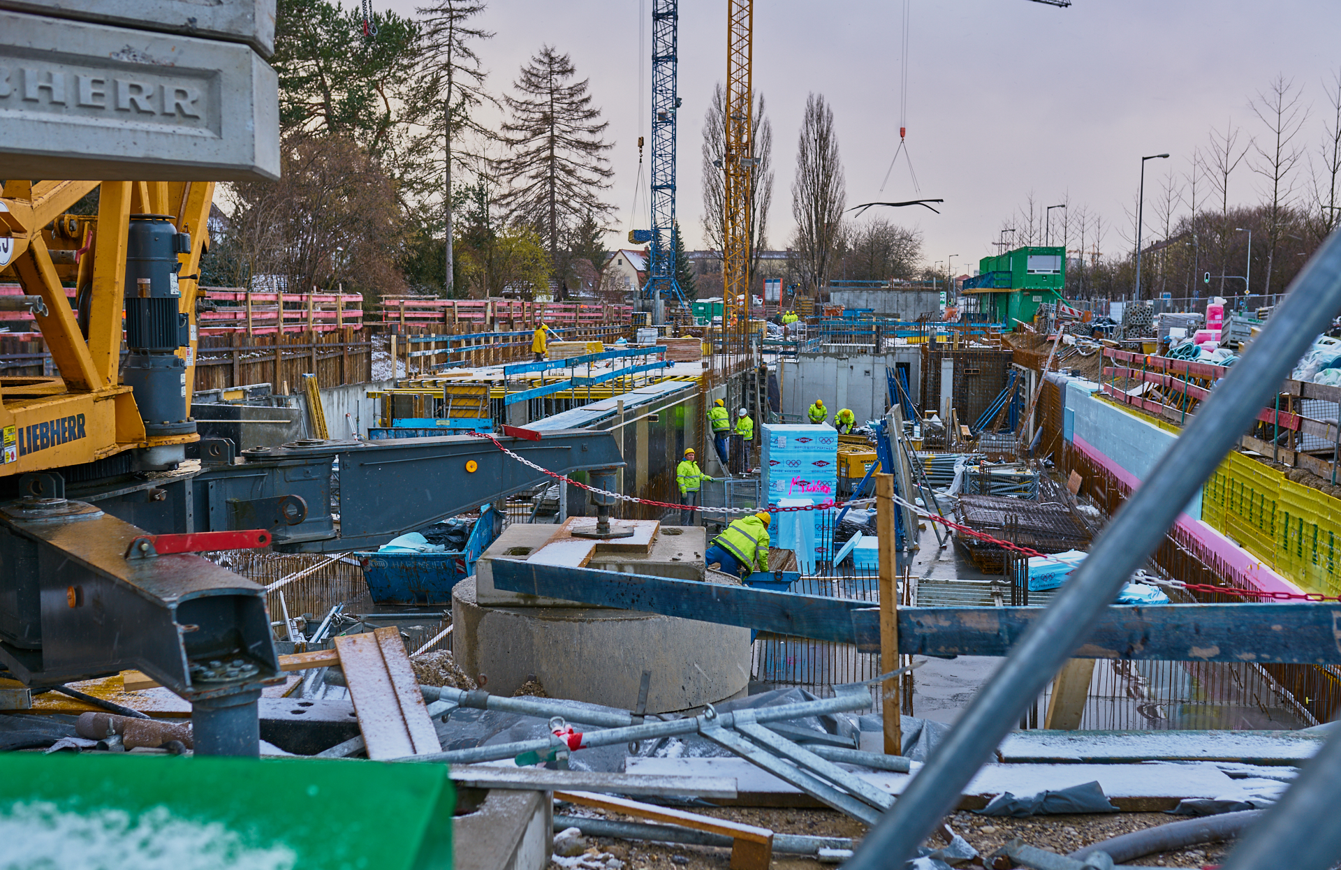 Baustelle Maikäfersiedlung in Neuperlach 17.01.2018 Photographer: Gelbmann