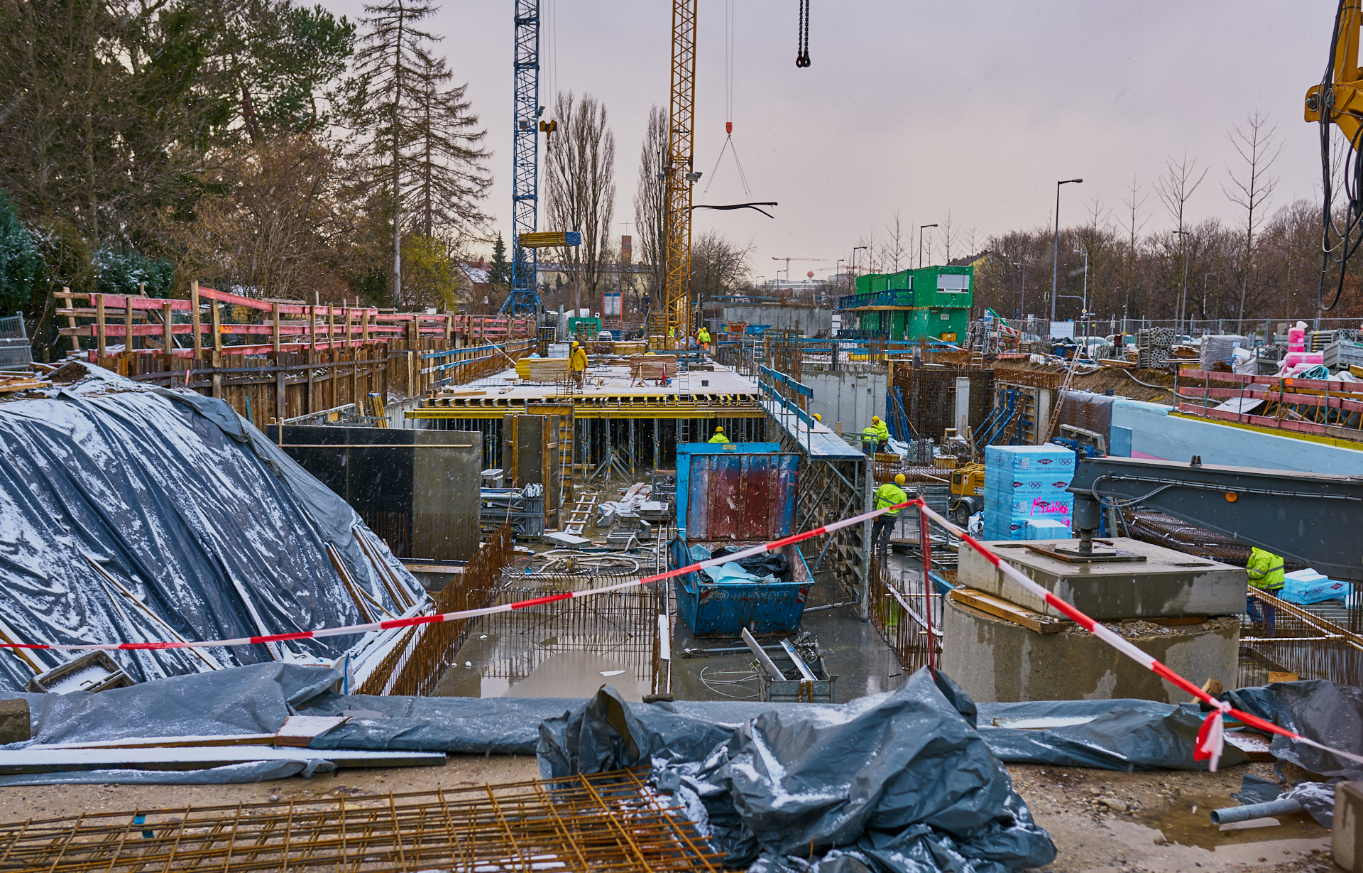 Baustelle Maikäfersiedlung in Neuperlach 17.01.2018 Photographer: Gelbmann