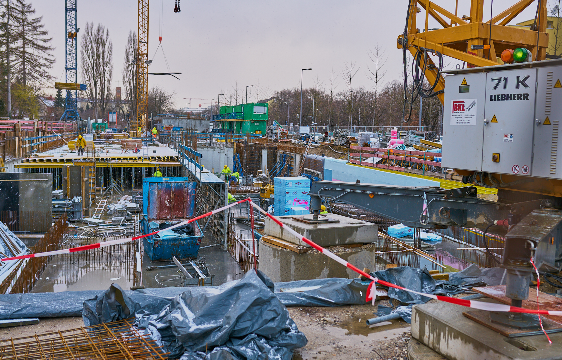 Baustelle Maikäfersiedlung in Neuperlach 17.01.2018 Photographer: Gelbmann