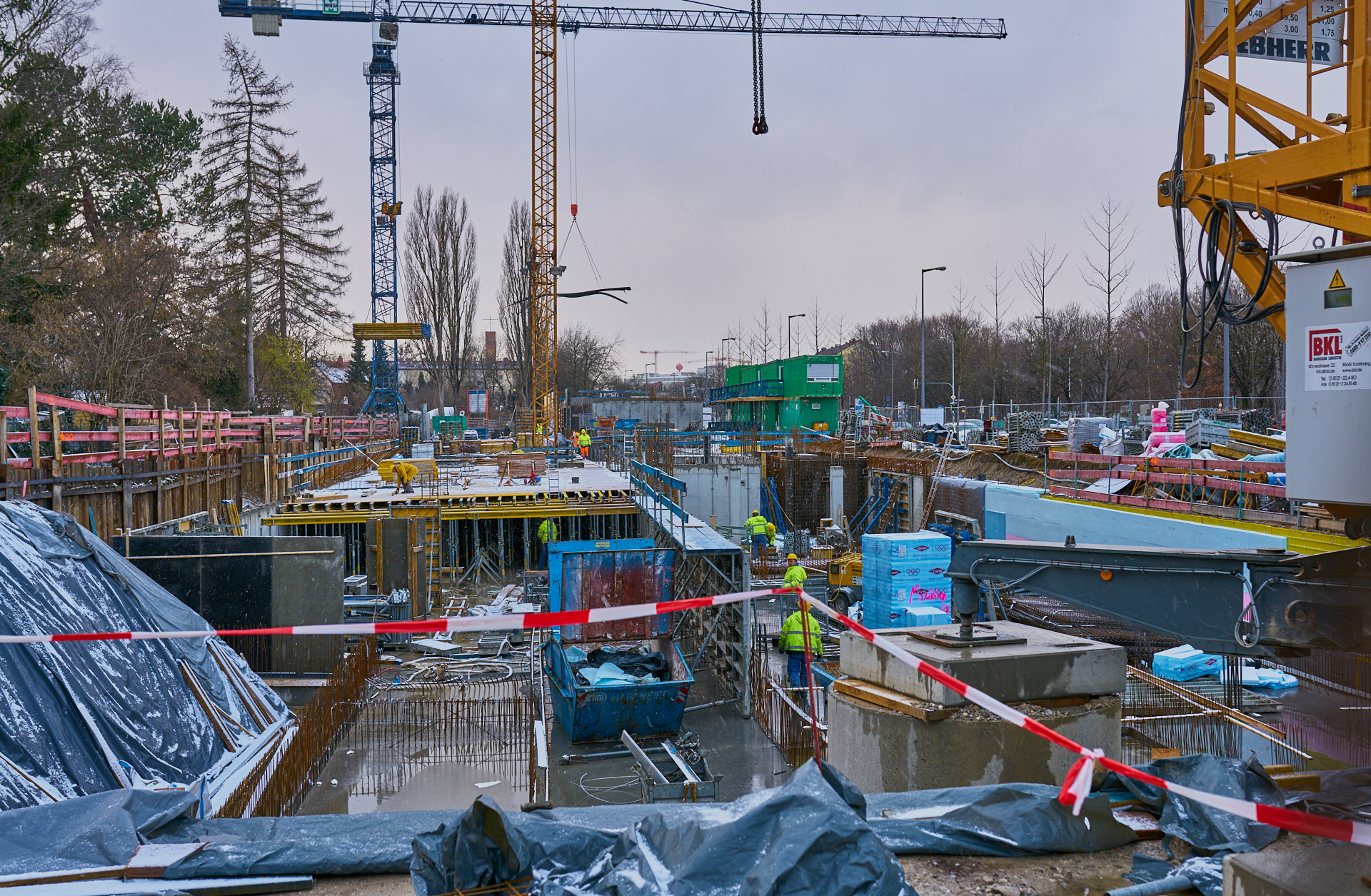 Baustelle Maikäfersiedlung in Neuperlach 17.01.2018 Photographer: Gelbmann