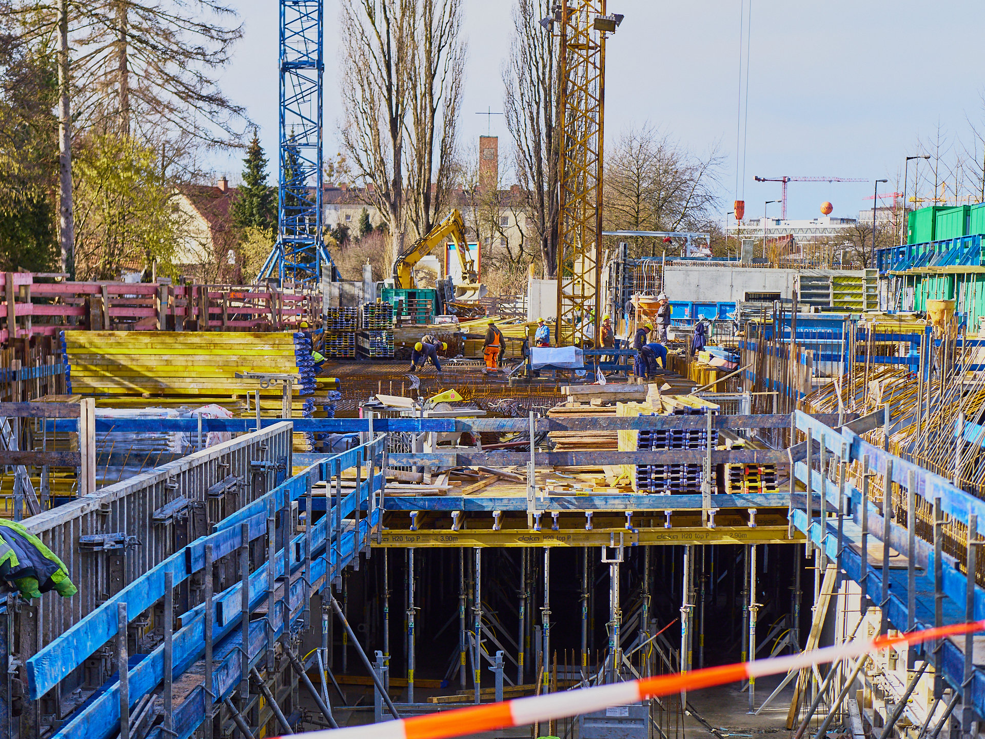 Baustelle Maikäfersiedlung in Neuperlach 25.01.2018 Photographer: Gelbmann