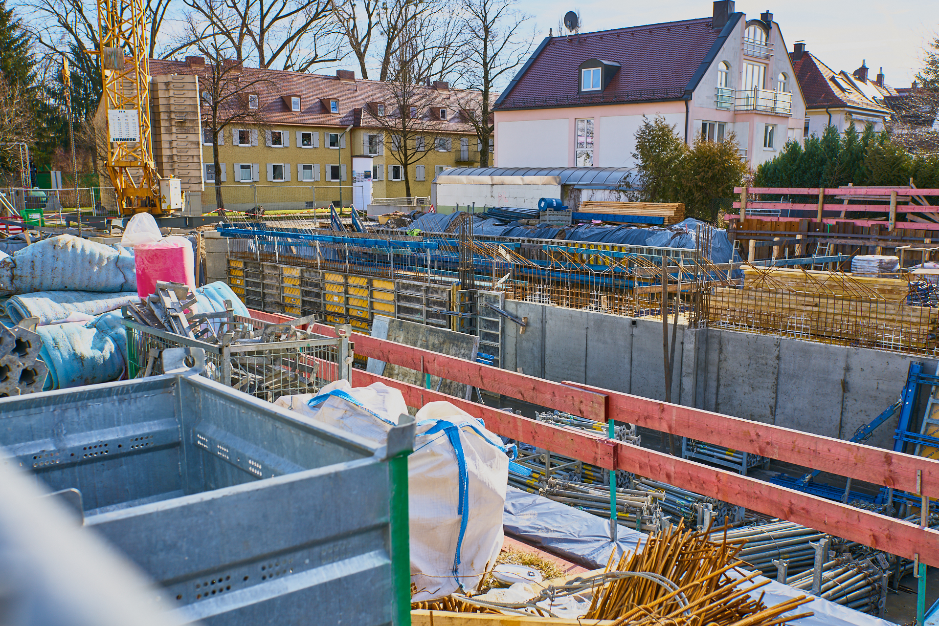 Baustelle Maikäfersiedlung in Neuperlach 25.01.2018 Photographer: Gelbmann