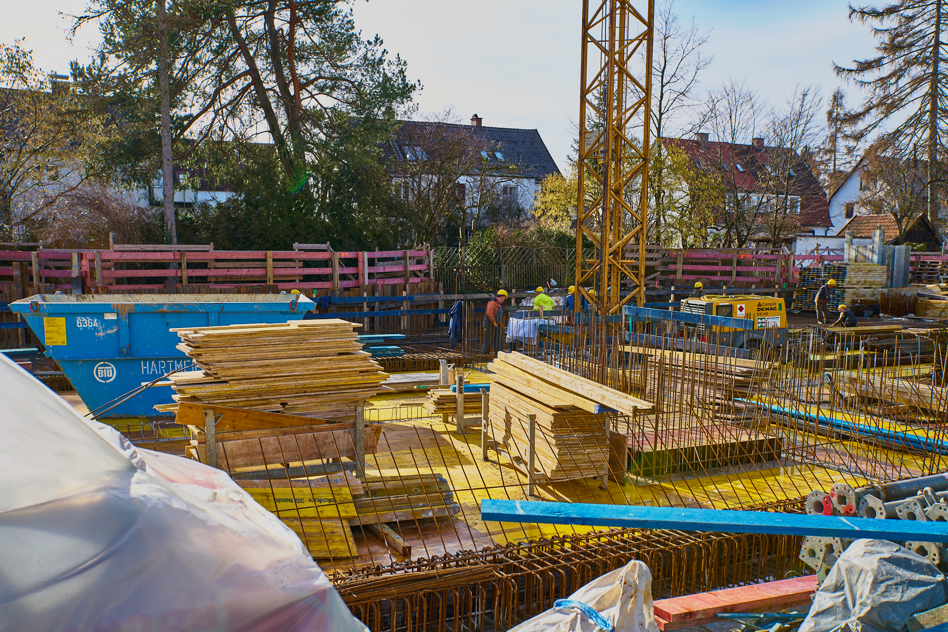 Baustelle Maikäfersiedlung in Neuperlach 25.01.2018 Photographer: Gelbmann