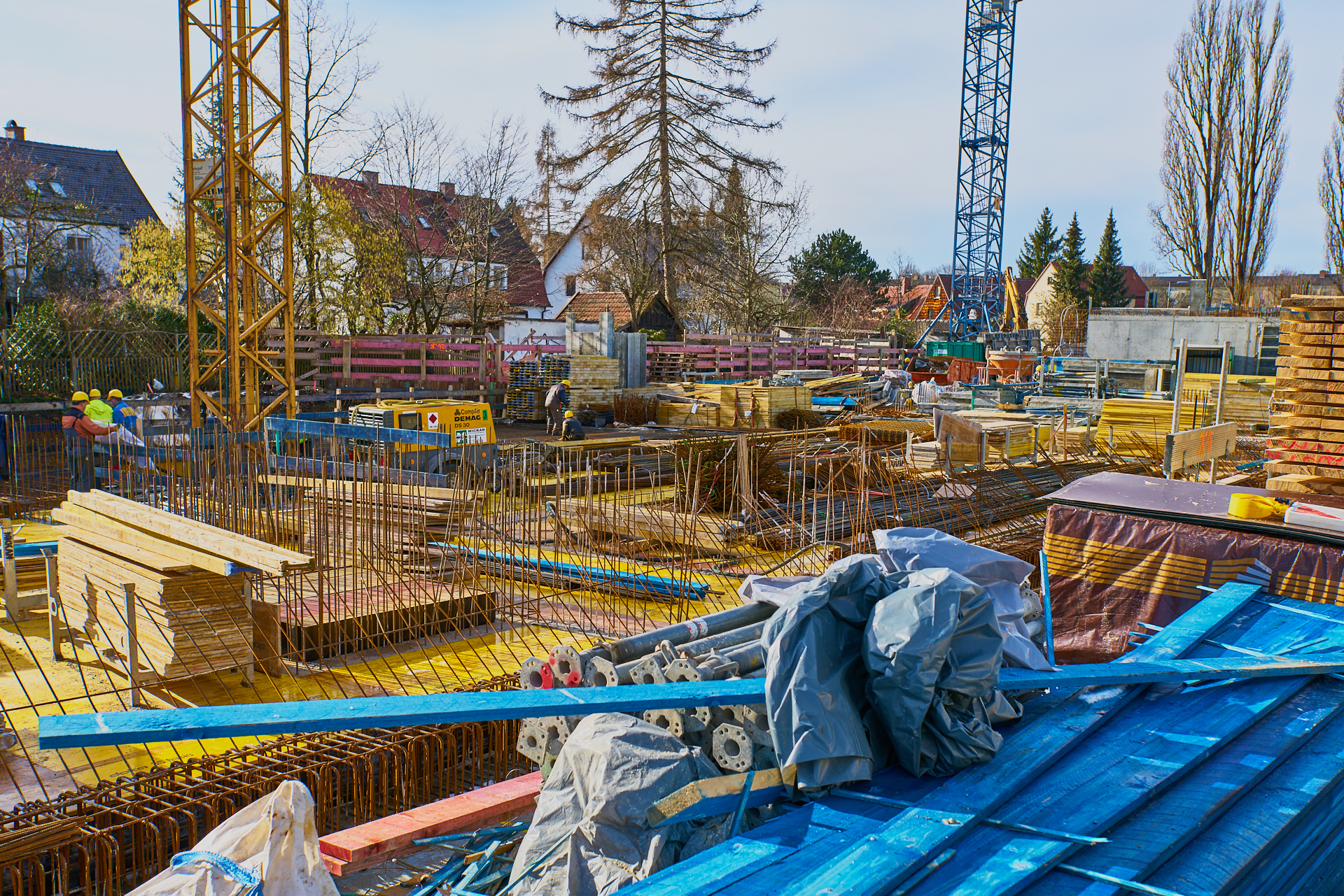 Baustelle Maikäfersiedlung in Neuperlach 25.01.2018 Photographer: Gelbmann