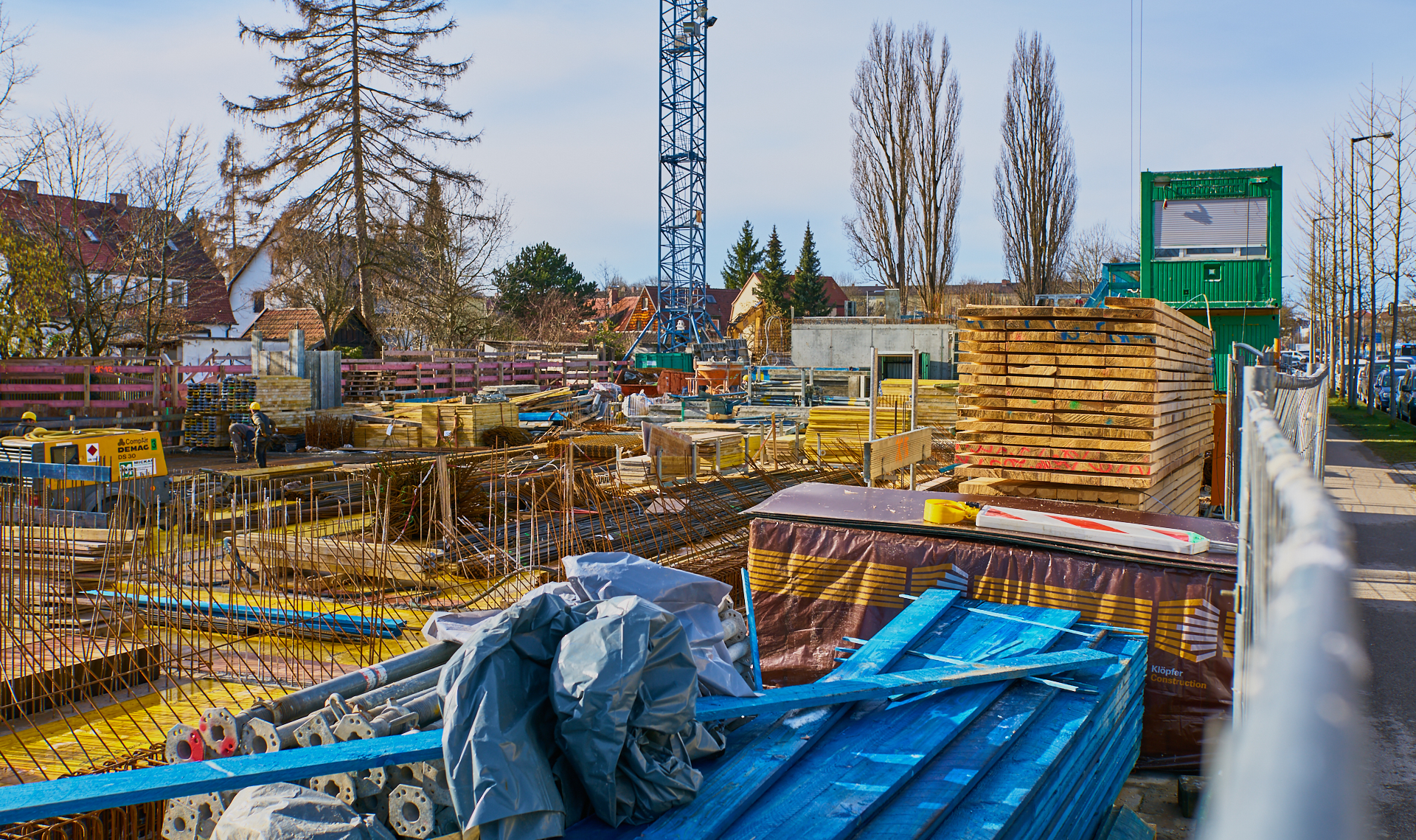 Baustelle Maikäfersiedlung in Neuperlach 25.01.2018 Photographer: Gelbmann