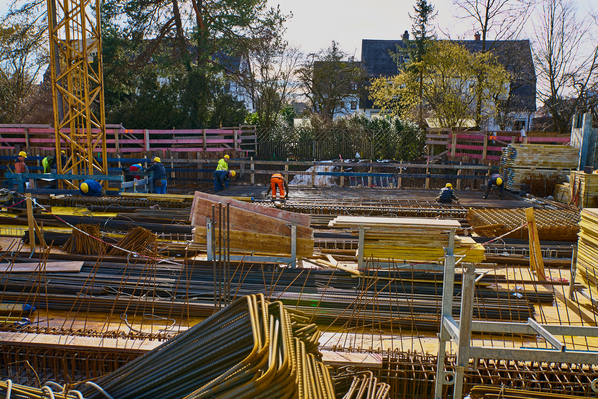 Baustelle Maikäfersiedlung in Neuperlach 25.01.2018 Photographer: Gelbmann