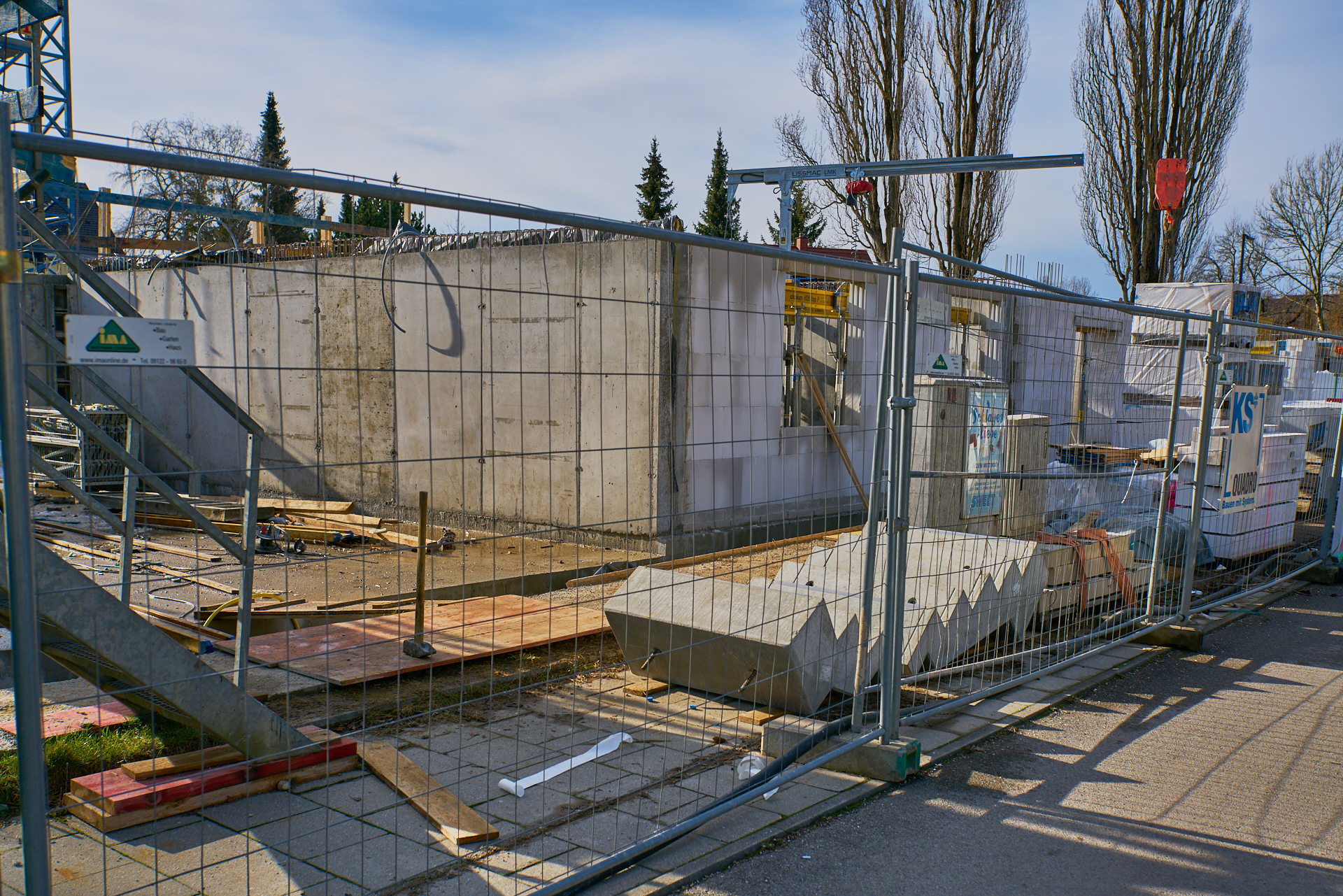 Baustelle Maikäfersiedlung in Neuperlach 25.01.2018 Photographer: Gelbmann