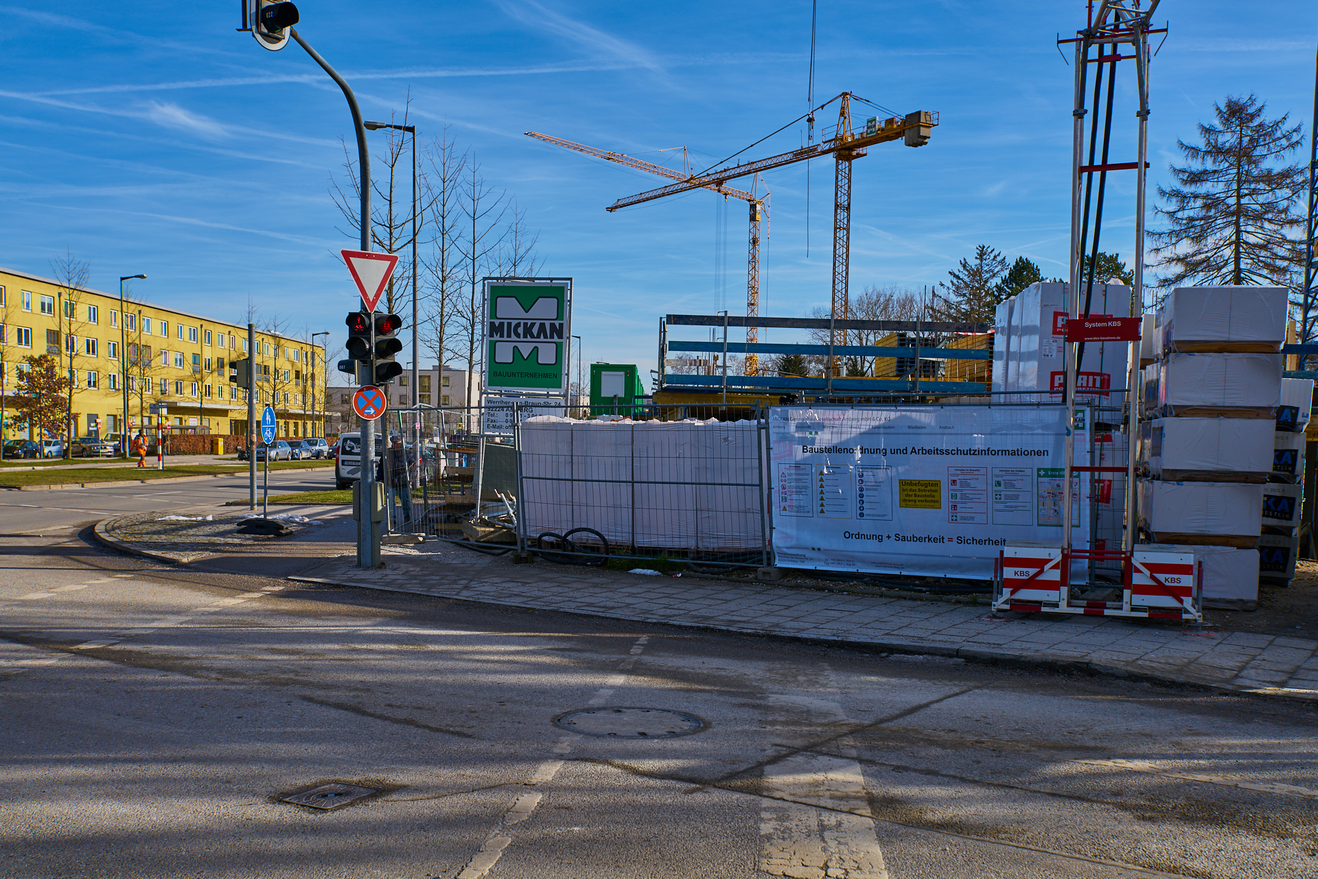 Baustelle Maikäfersiedlung in Neuperlach 25.01.2018 Photographer: Gelbmann