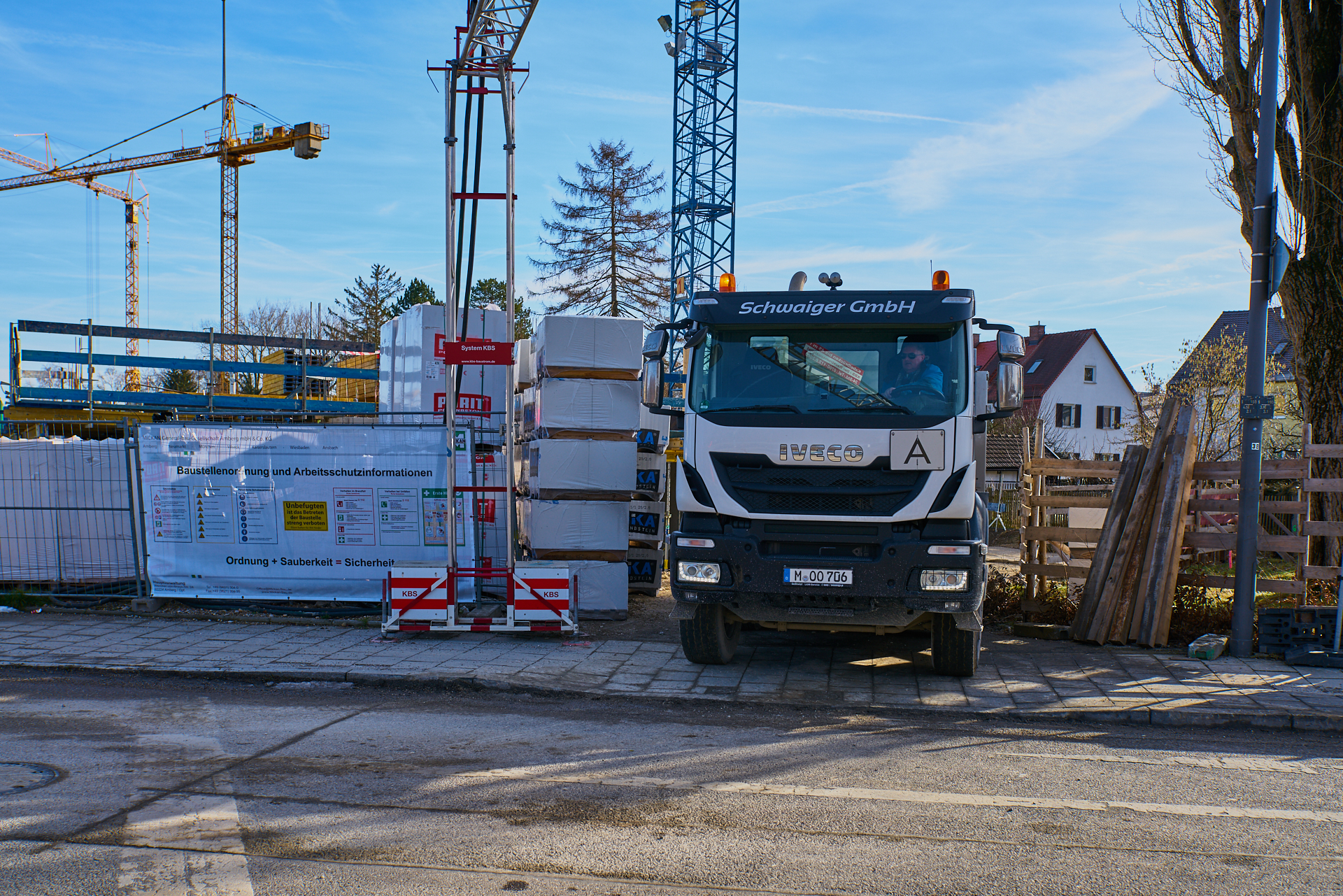 Baustelle Maikäfersiedlung in Neuperlach 25.01.2018 Photographer: Gelbmann