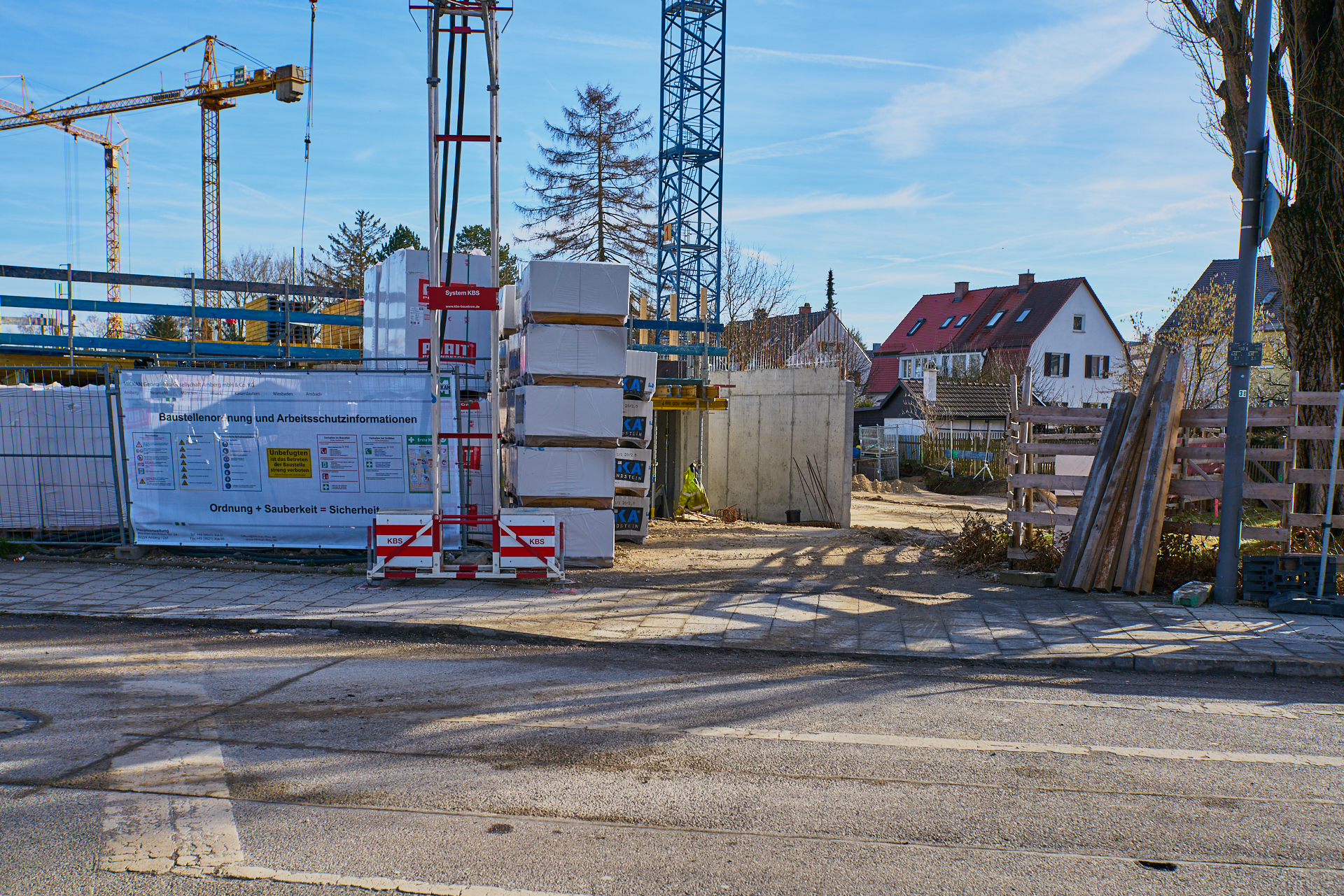 Baustelle Maikäfersiedlung in Neuperlach 25.01.2018 Photographer: Gelbmann