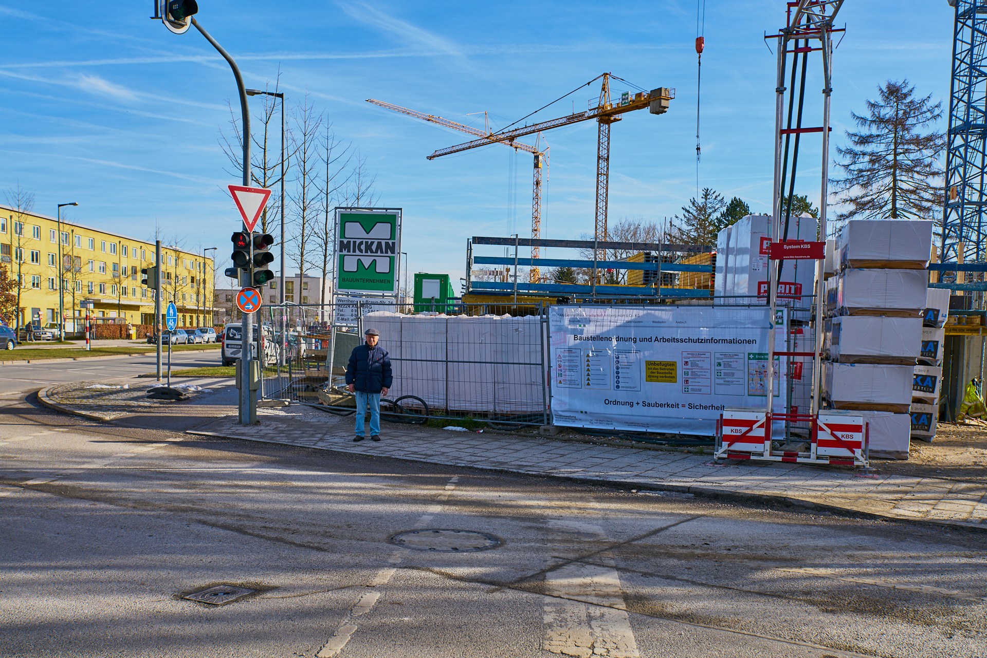 Baustelle Maikäfersiedlung in Neuperlach 25.01.2018 Photographer: Gelbmann