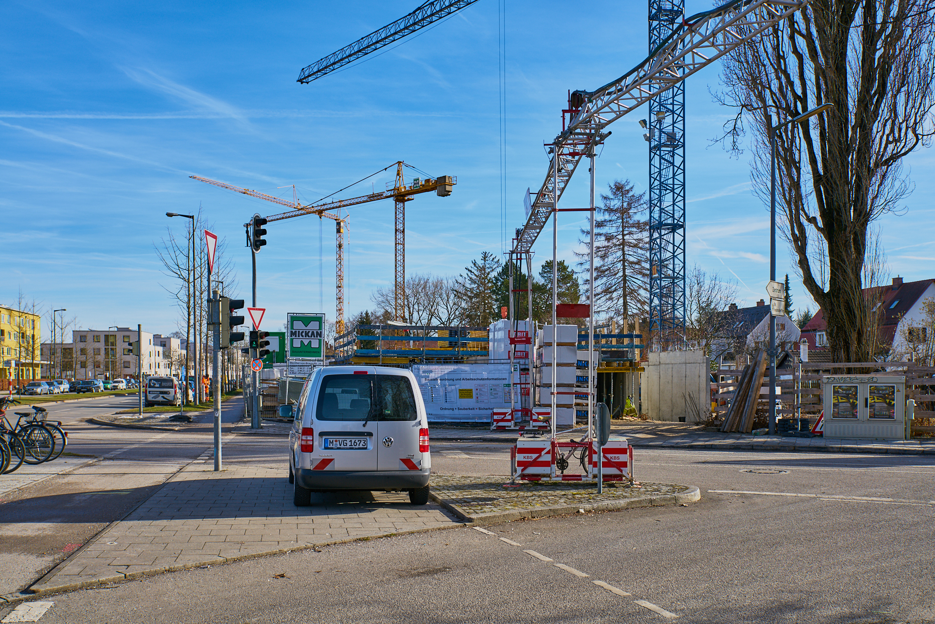 Baustelle Maikäfersiedlung in Neuperlach 25.01.2018 Photographer: Gelbmann