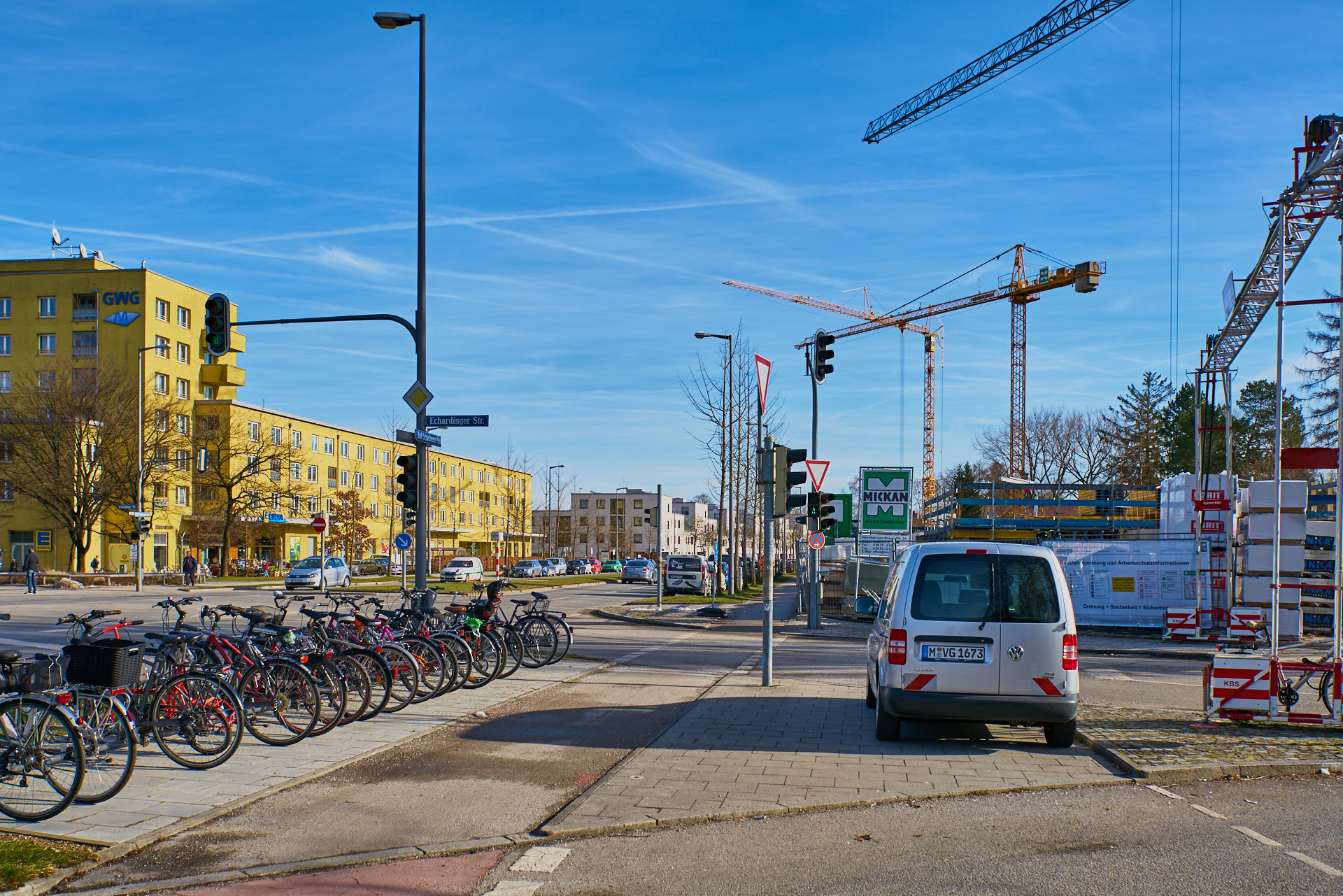 Baustelle Maikäfersiedlung in Neuperlach 25.01.2018 Photographer: Gelbmann
