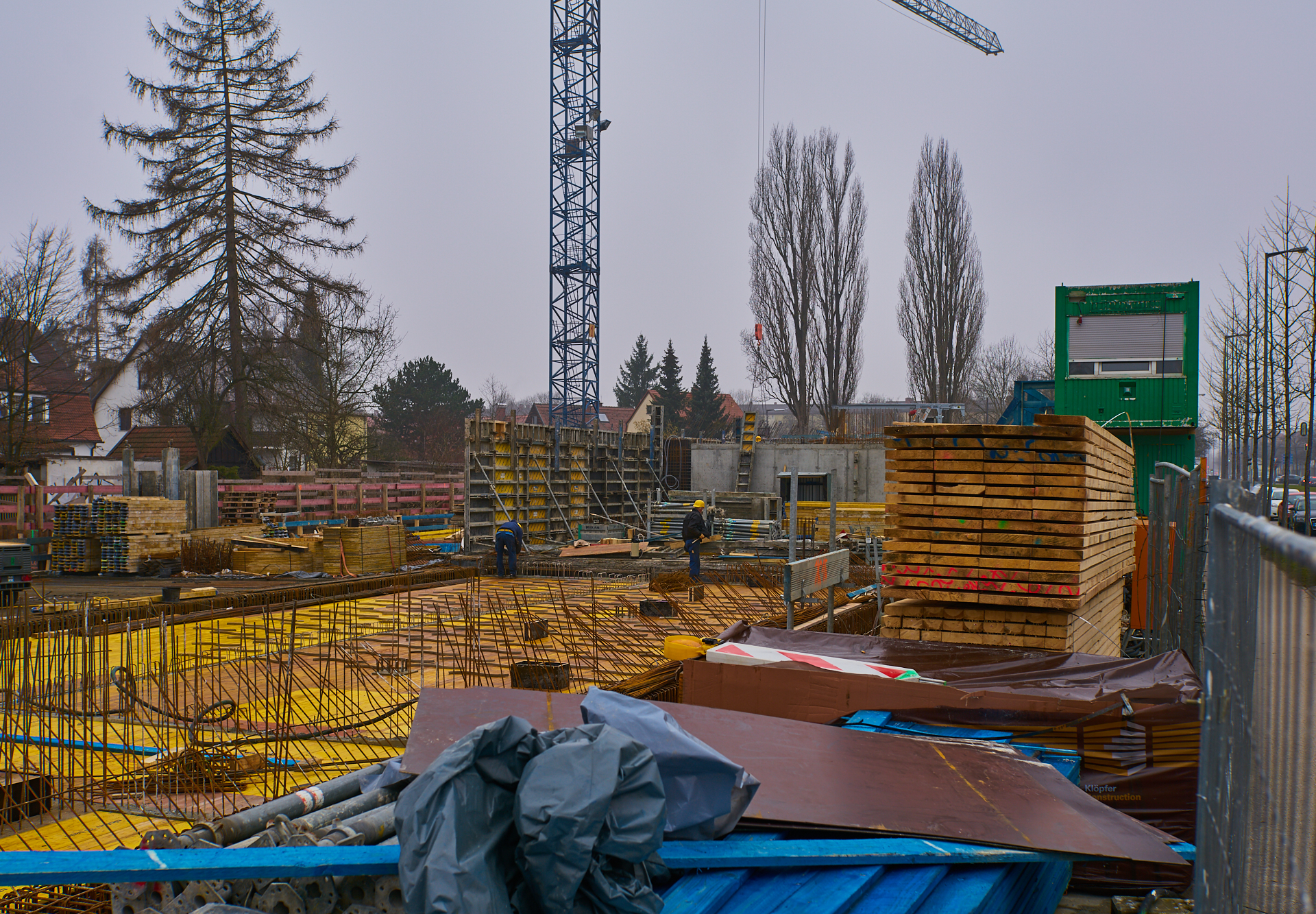 Baustelle Maikäfersiedlung in Neuperlach 27.01.2018 Photographer: Gelbmann