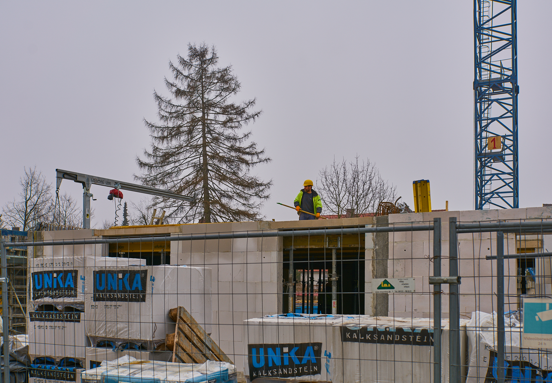 Baustelle Maikäfersiedlung in Neuperlach 27.01.2018 Photographer: Gelbmann