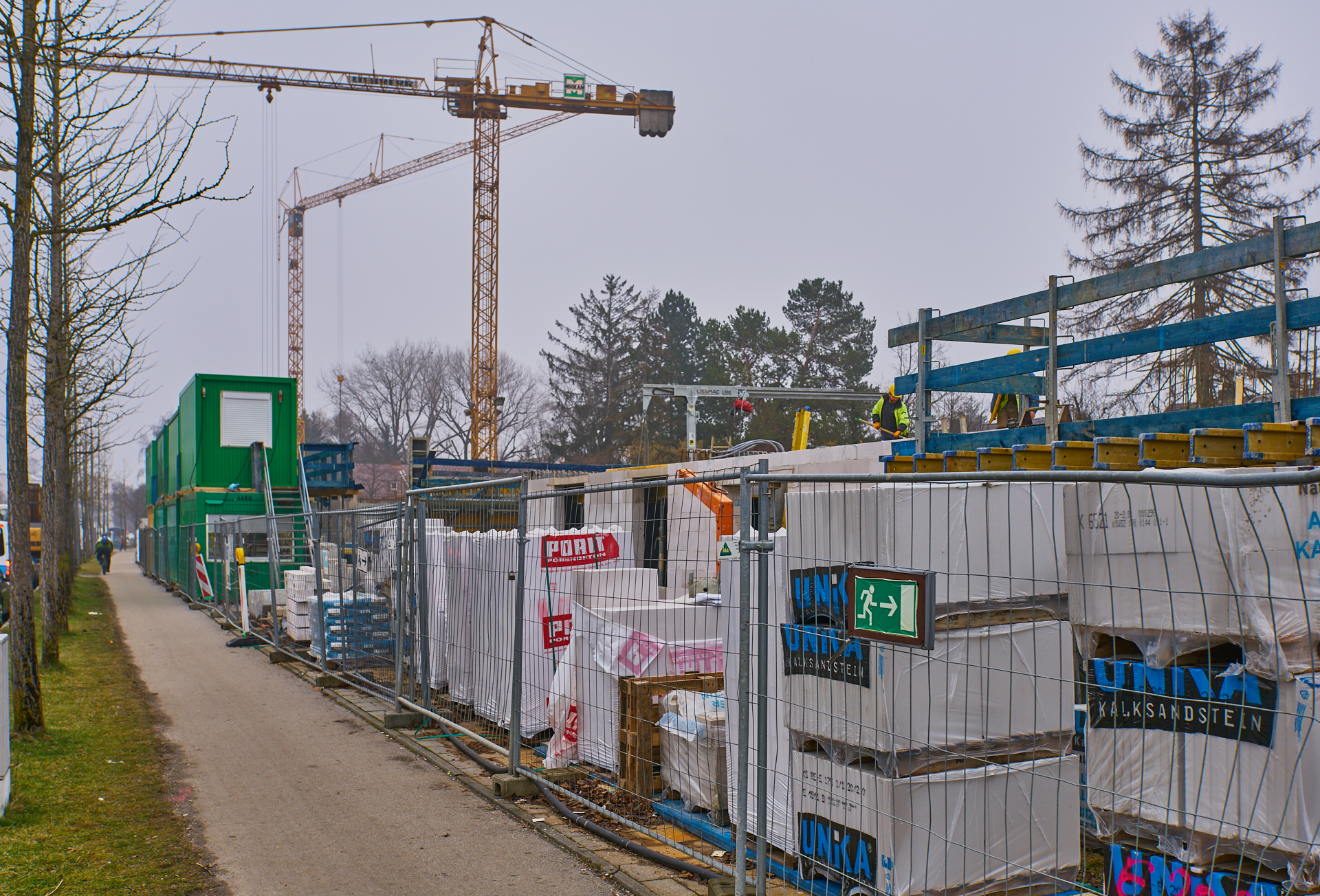 Baustelle Maikäfersiedlung in Neuperlach 27.01.2018 Photographer: Gelbmann