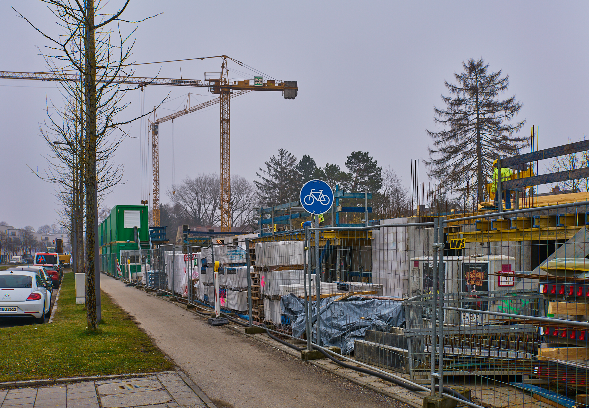 Baustelle Maikäfersiedlung in Neuperlach 27.01.2018 Photographer: Gelbmann