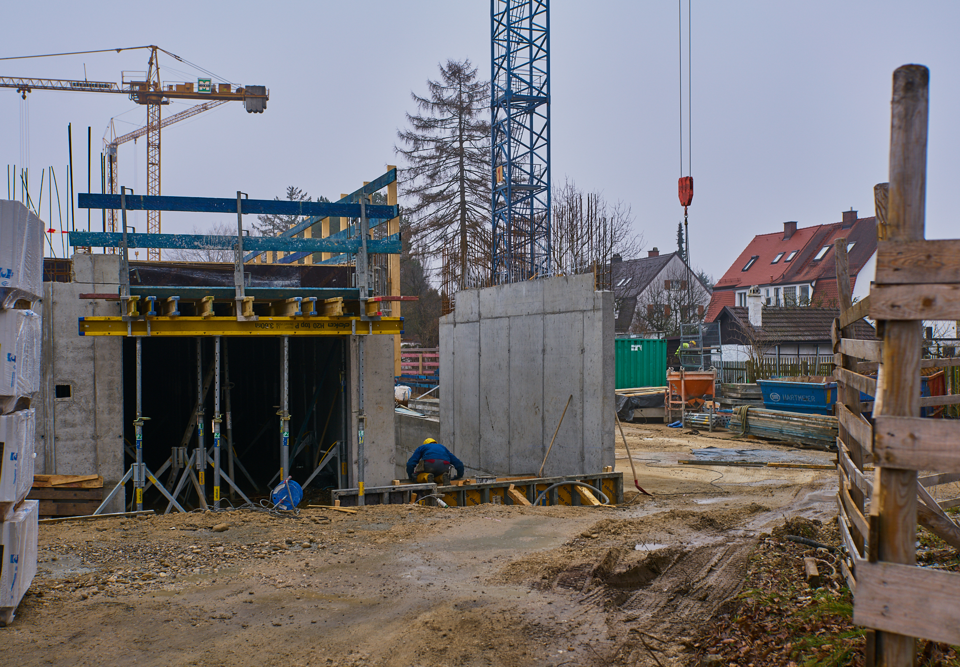 Baustelle Maikäfersiedlung in Neuperlach 27.01.2018 Photographer: Gelbmann