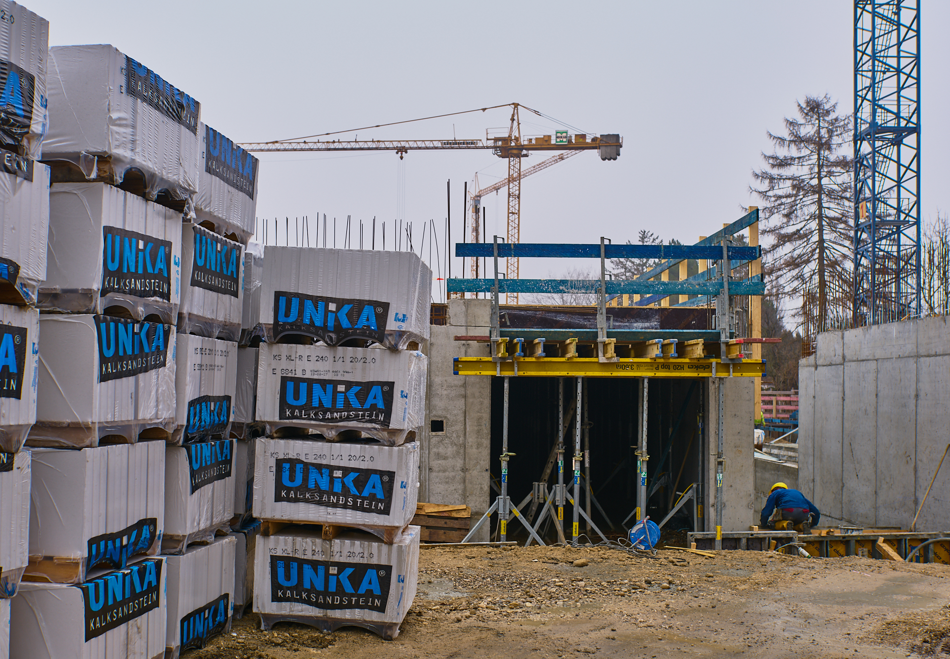 Baustelle Maikäfersiedlung in Neuperlach 27.01.2018 Photographer: Gelbmann