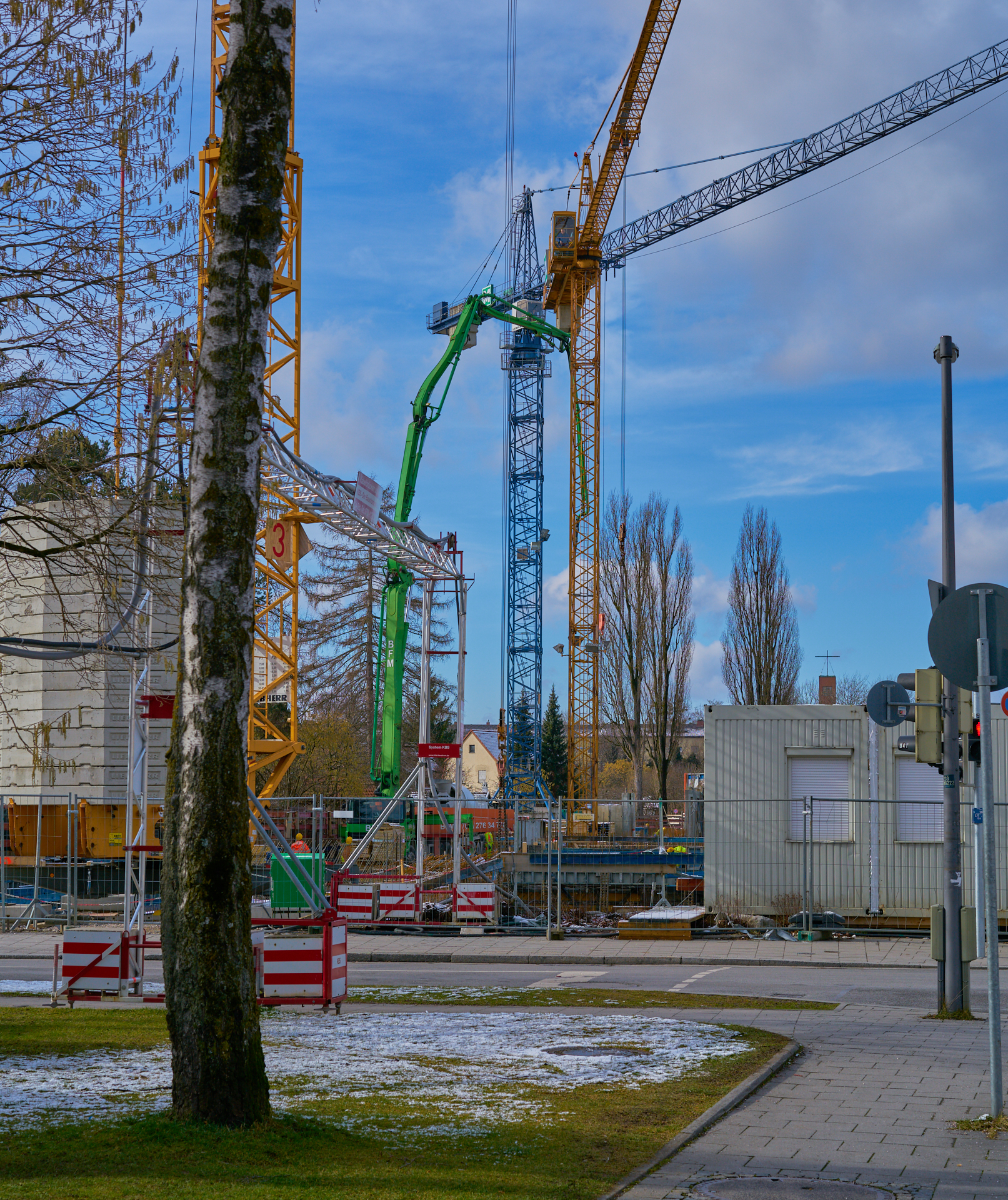 Baustelle Maikäfersiedlung in Neuperlach 06.02.2018 Photographer: Gelbmann