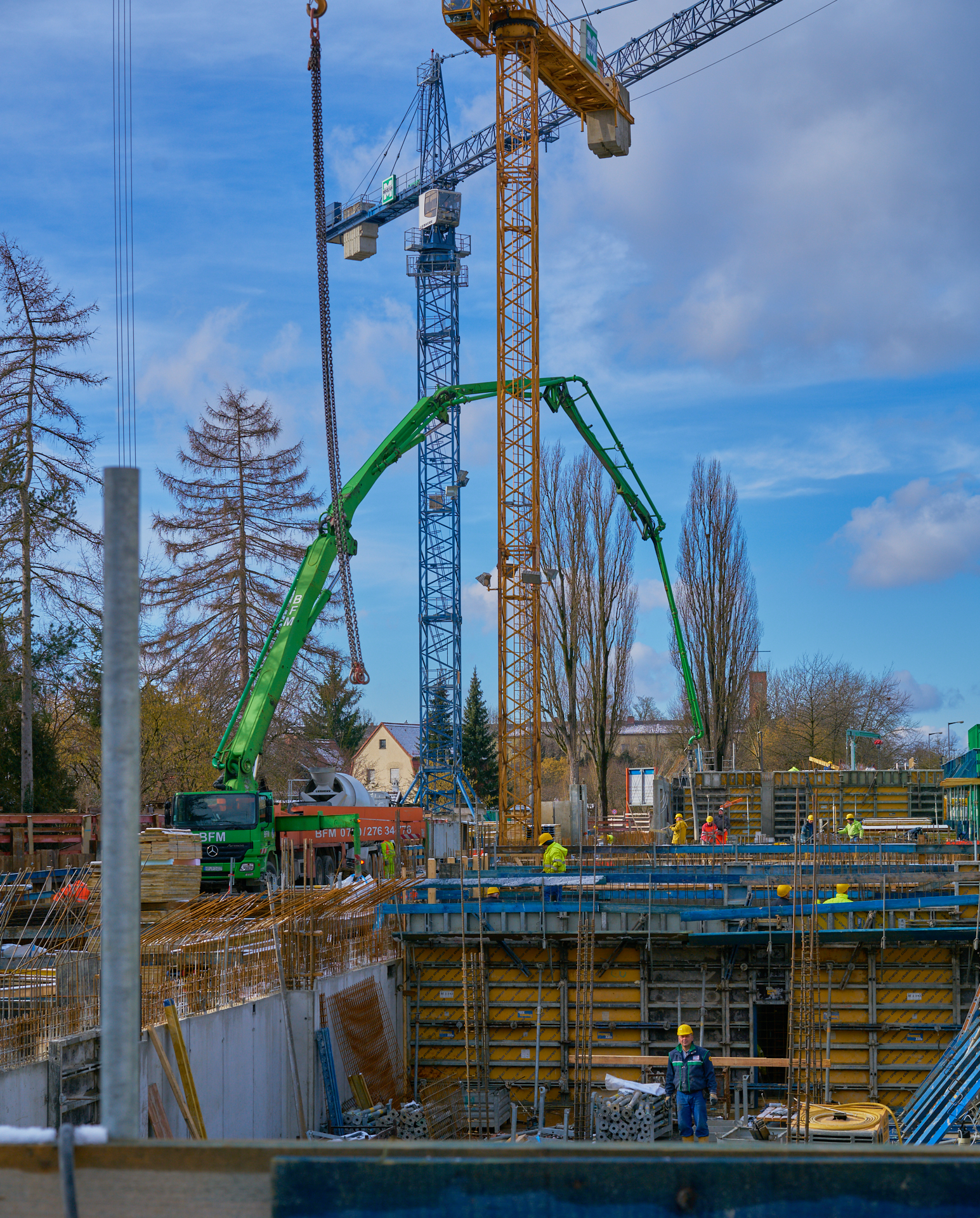Baustelle Maikäfersiedlung in Neuperlach 06.02.2018 Photographer: Gelbmann